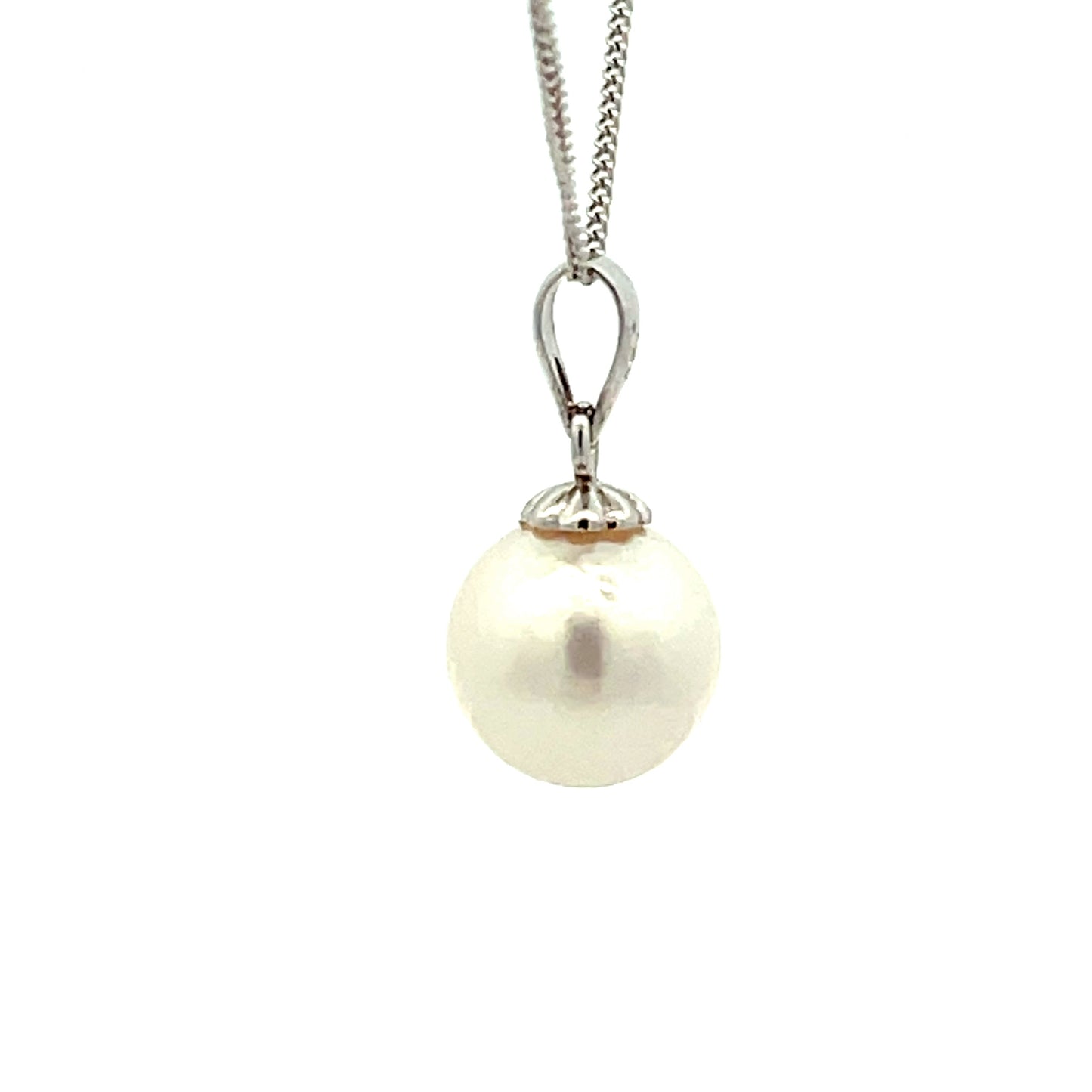 White Gold Akoya Pearl Pendant Gardiner Brothers