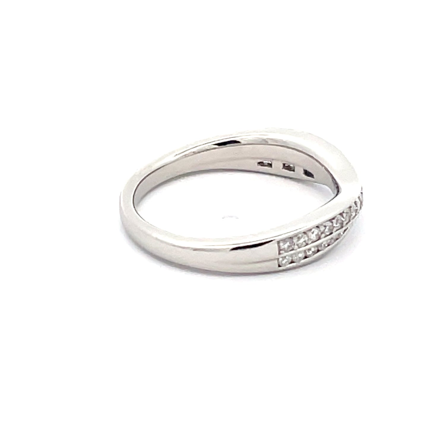 Round Brilliant Cut Diamond Bow Shaped Ring Gardiner Brothers