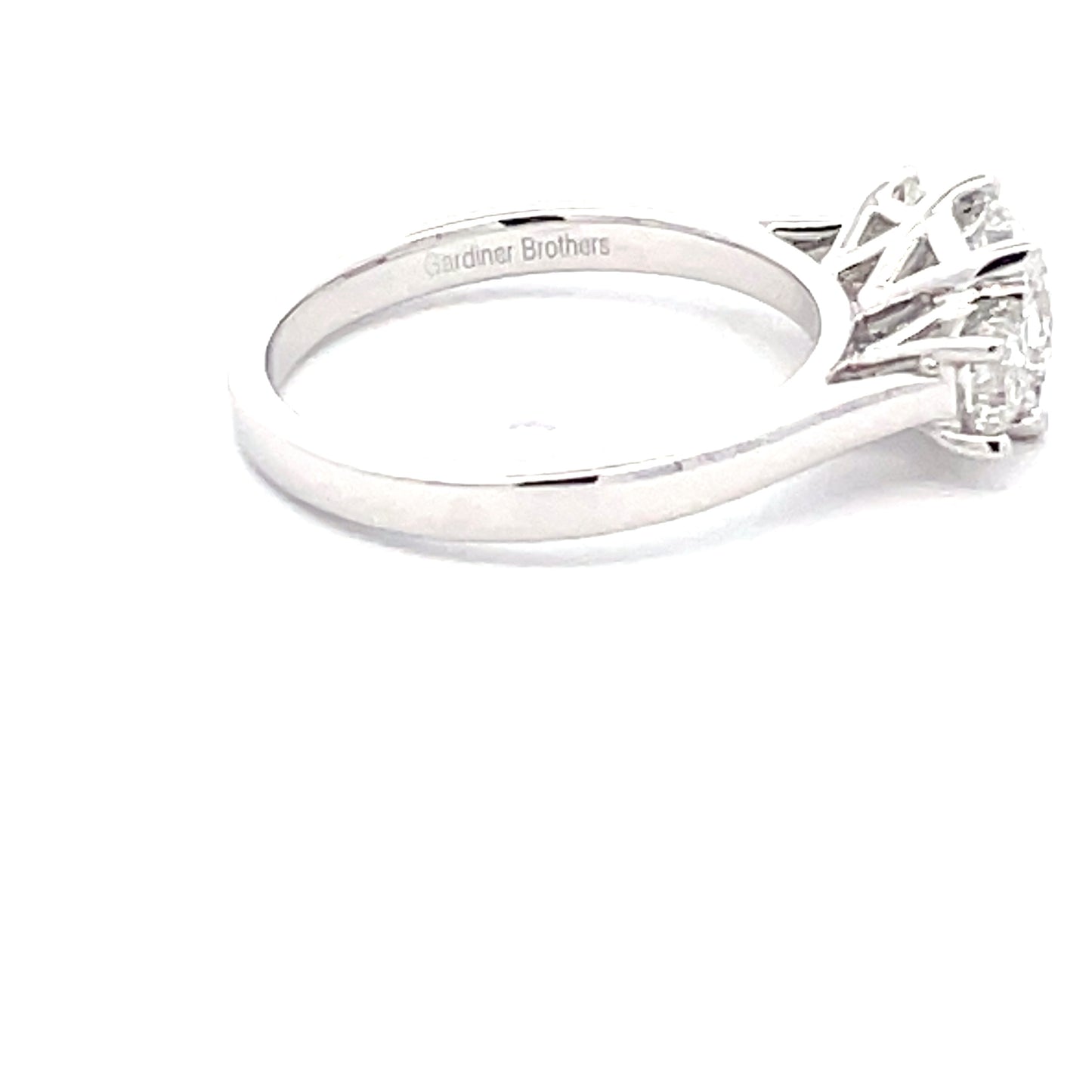 Princess Cut 3 Stone Diamond Ring - 1.60cts Gardiner Brothers