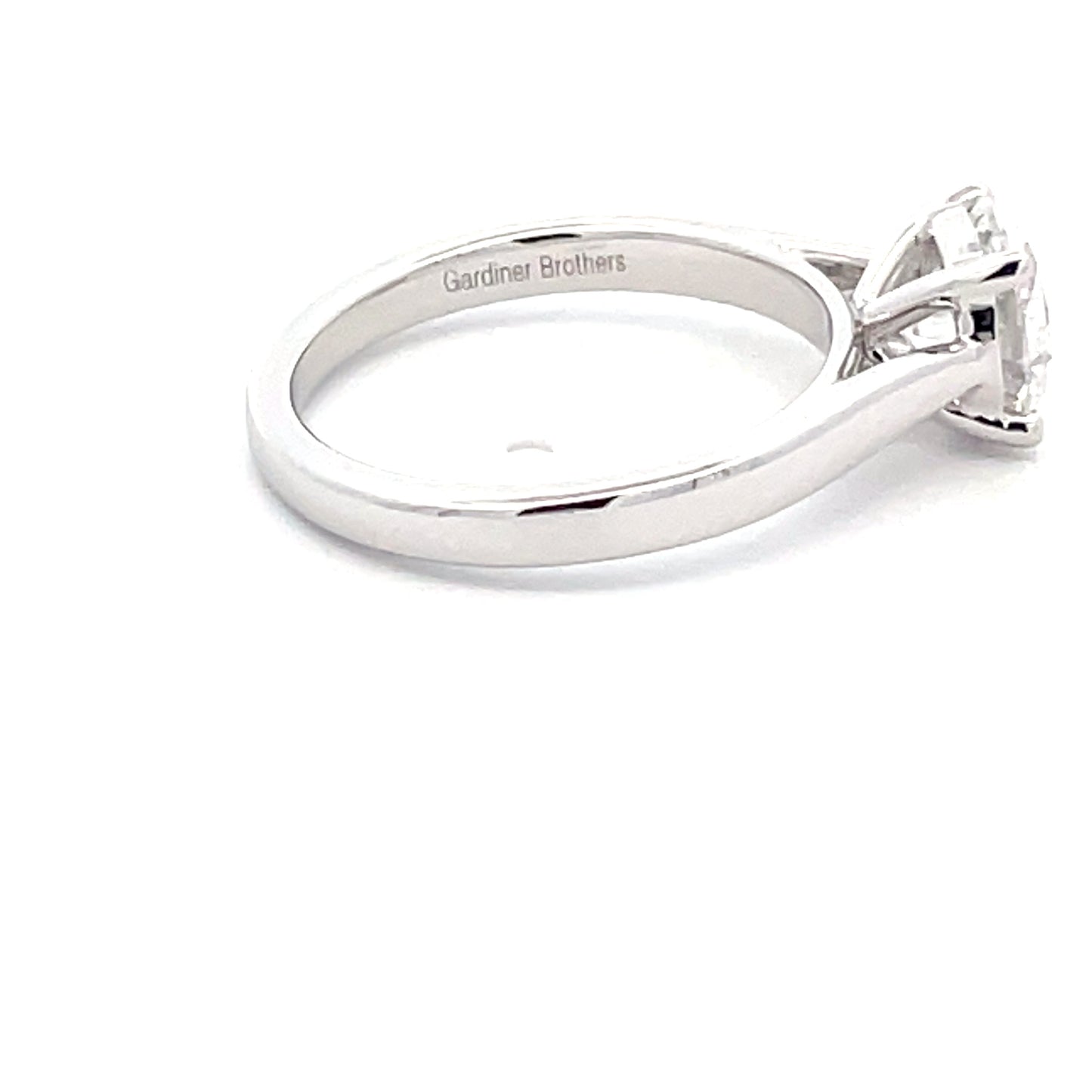 Round Brilliant Cut Diamond Solitaire Ring - 1.51cts Gardiner Brothers