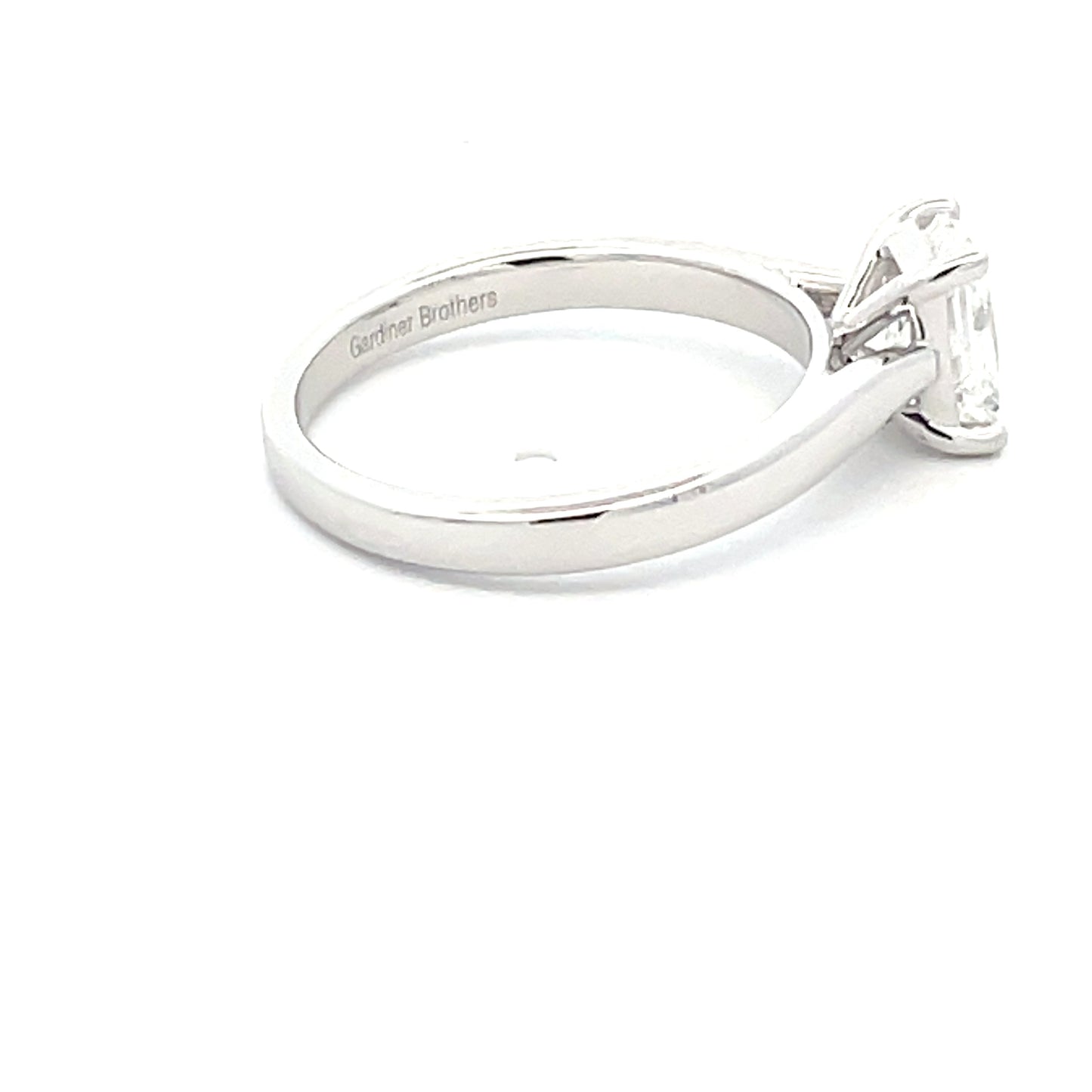 Radiant Cut Diamond Solitaire Ring - 1.03cts Gardiner Brothers