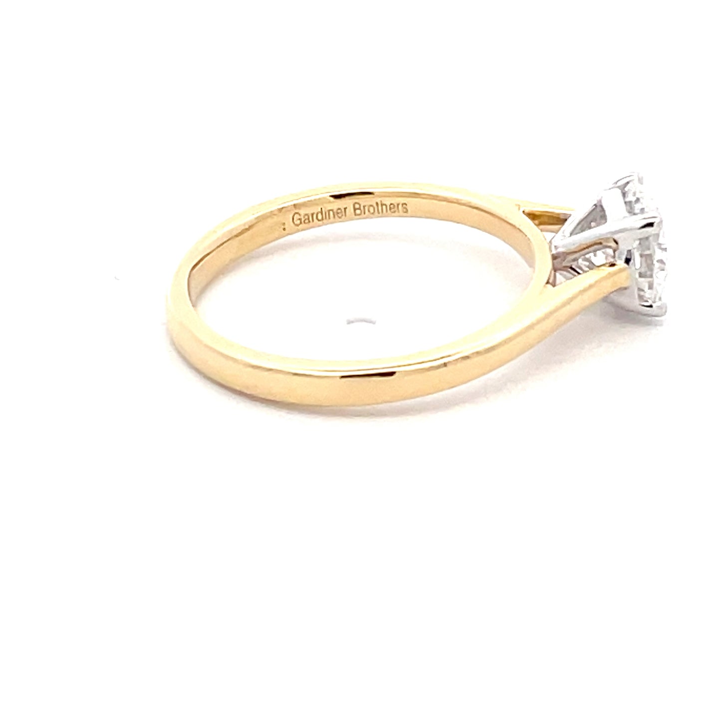 Round Brilliant Cut Diamond Solitaire Ring - 1.01cts Gardiner Brothers