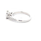 Princess Cut Diamond Solitaire Ring with diamond set shoulders - 0.97cts  Gardiner Brothers   