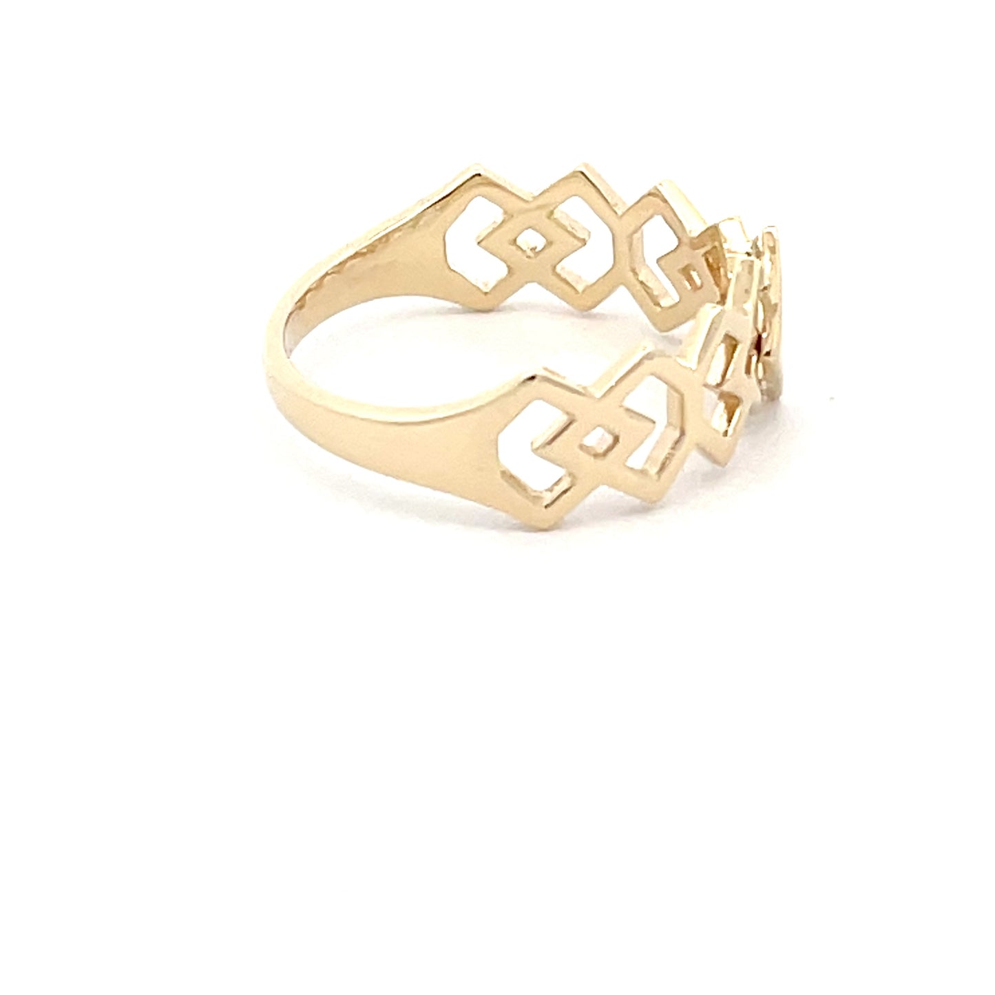 Yellow Gold Squares Dress Ring Gardiner Brothers