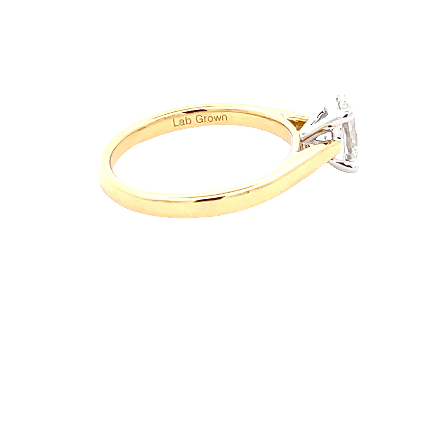 Lab Grown Oval Shaped Diamond Solitaire Ring - 0.70cts Gardiner Brothers