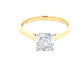 Lab Grown Cushion Shaped Diamond Solitaire Ring - 1.20cts  Gardiner Brothers   