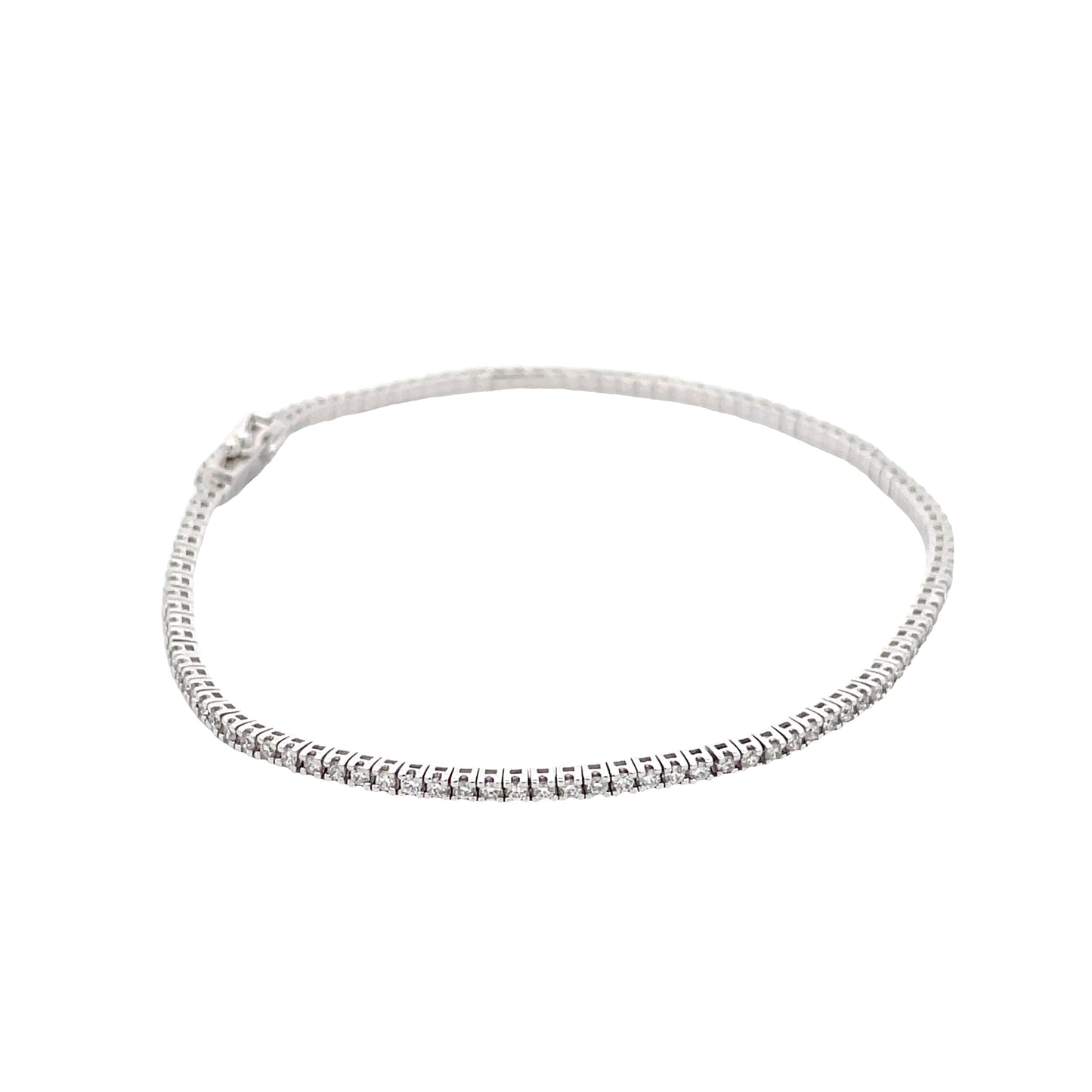 Round brilliant Cut Diamond Tennis Bracelet - 1.00cts Gardiner Brothers