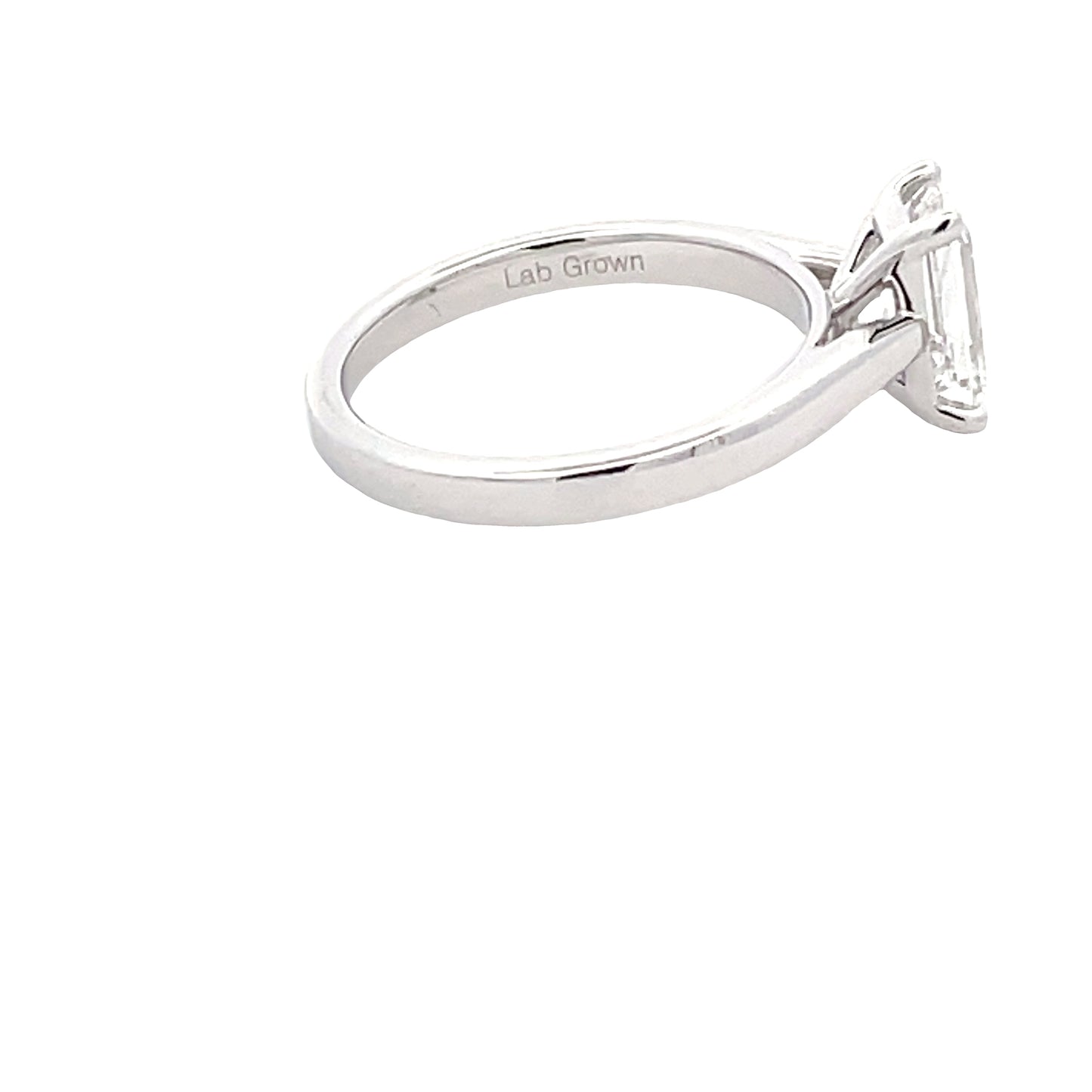 Lab grown Emerald Cut Diamond Solitaire Ring - 1.21cts Gardiner Brothers