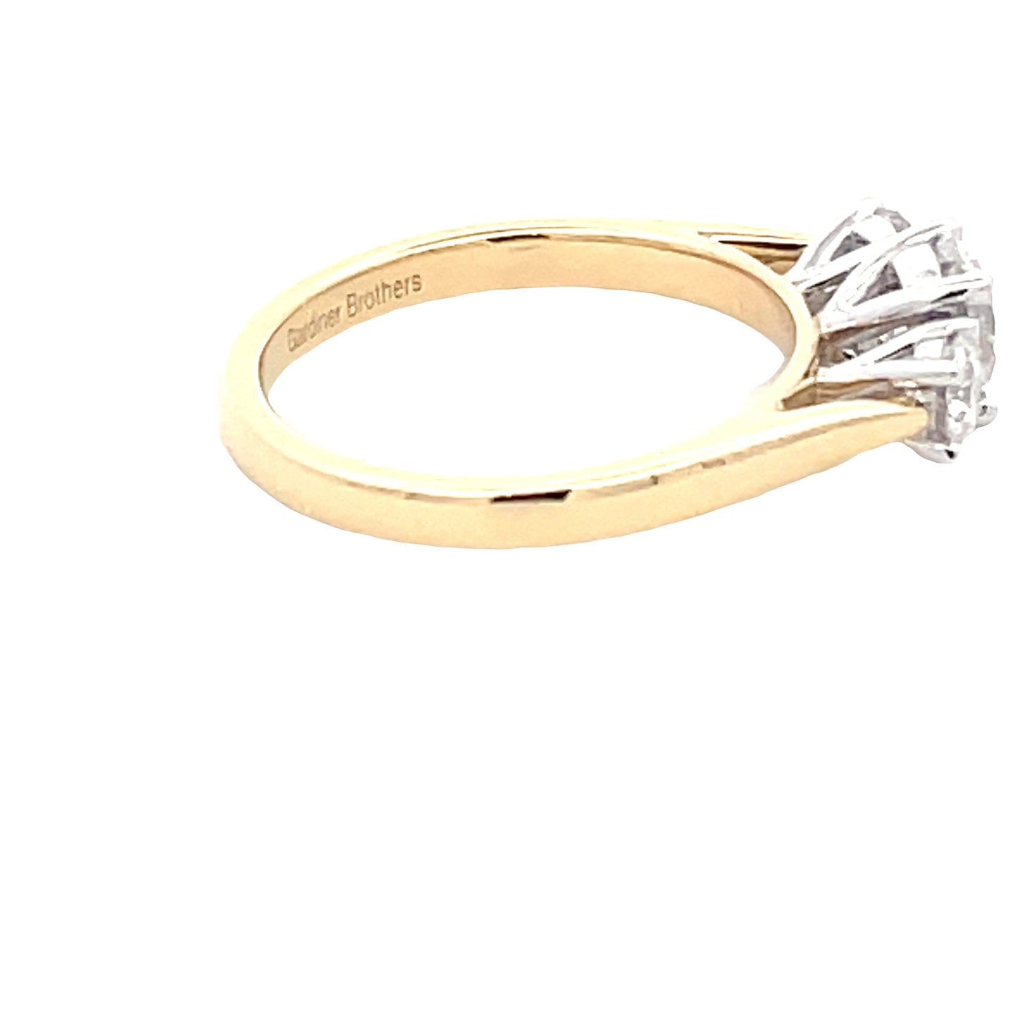 Round Brilliant Cut Diamond 3 Stone Ring - 1.05cts Gardiner Brothers