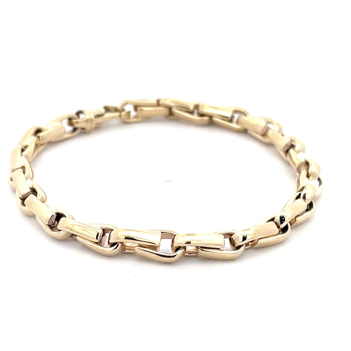 Yellow Gold Interlocking Link Bracelet Gardiner Brothers