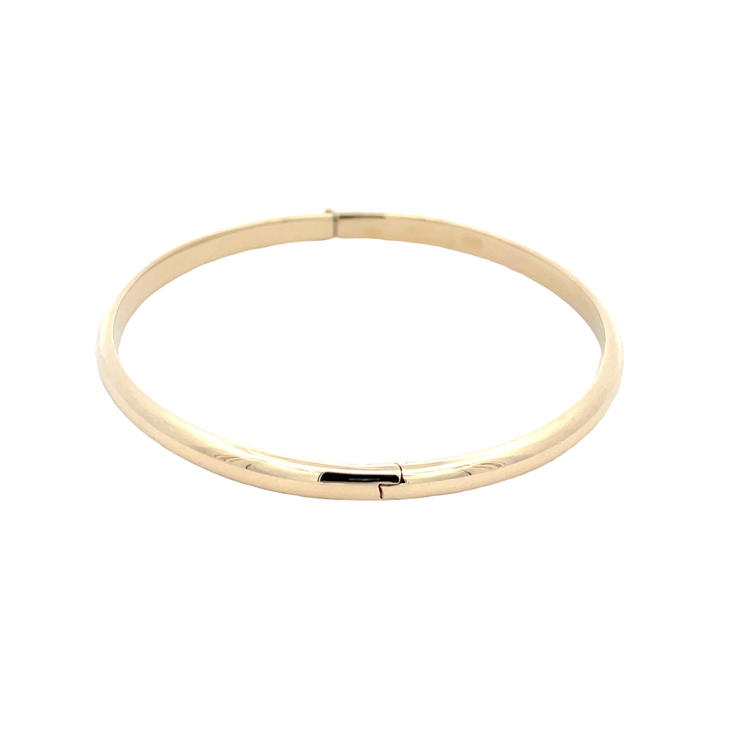 Yellow Gold 4mm Court Bangle Gardiner Brothers