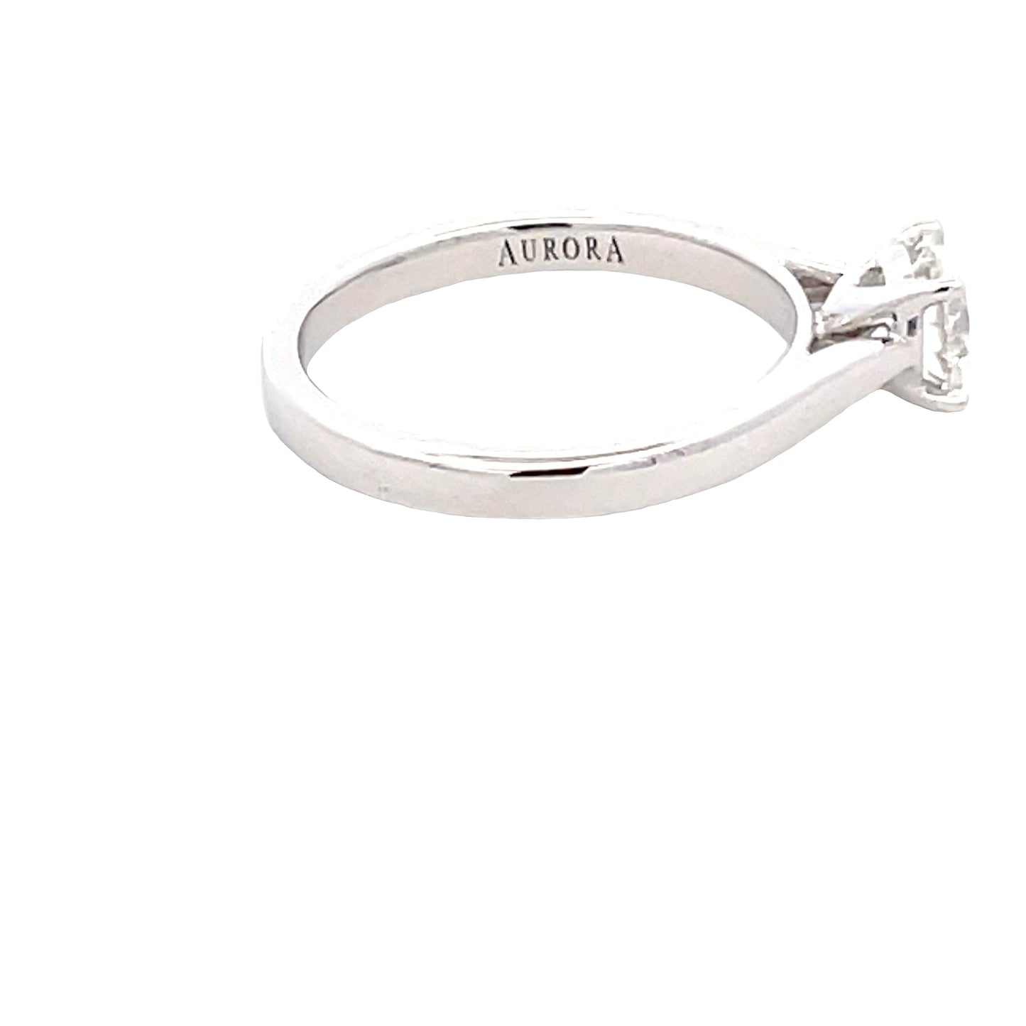 Aurora Round Brilliant Cut Diamond Solitaire Ring - 0.71cts Gardiner Brothers