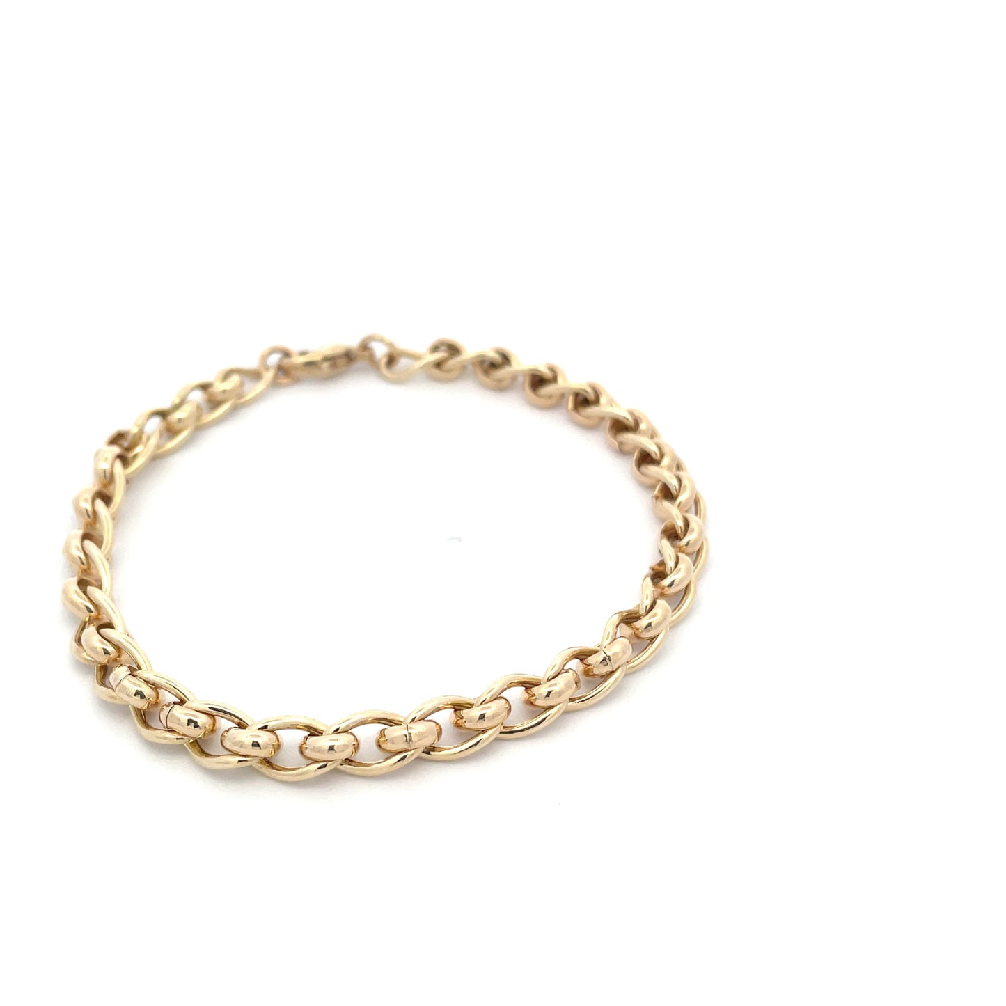 Yellow Gold S-Design Roller Bracelet Gardiner Brothers