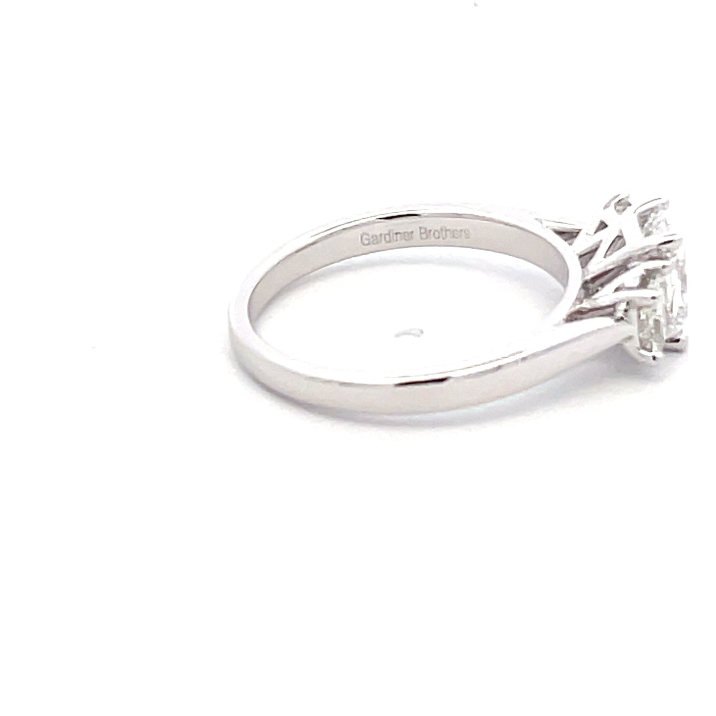 Radiant Cut Diamond 3 Stone Ring - 1.43cts Gardiner Brothers