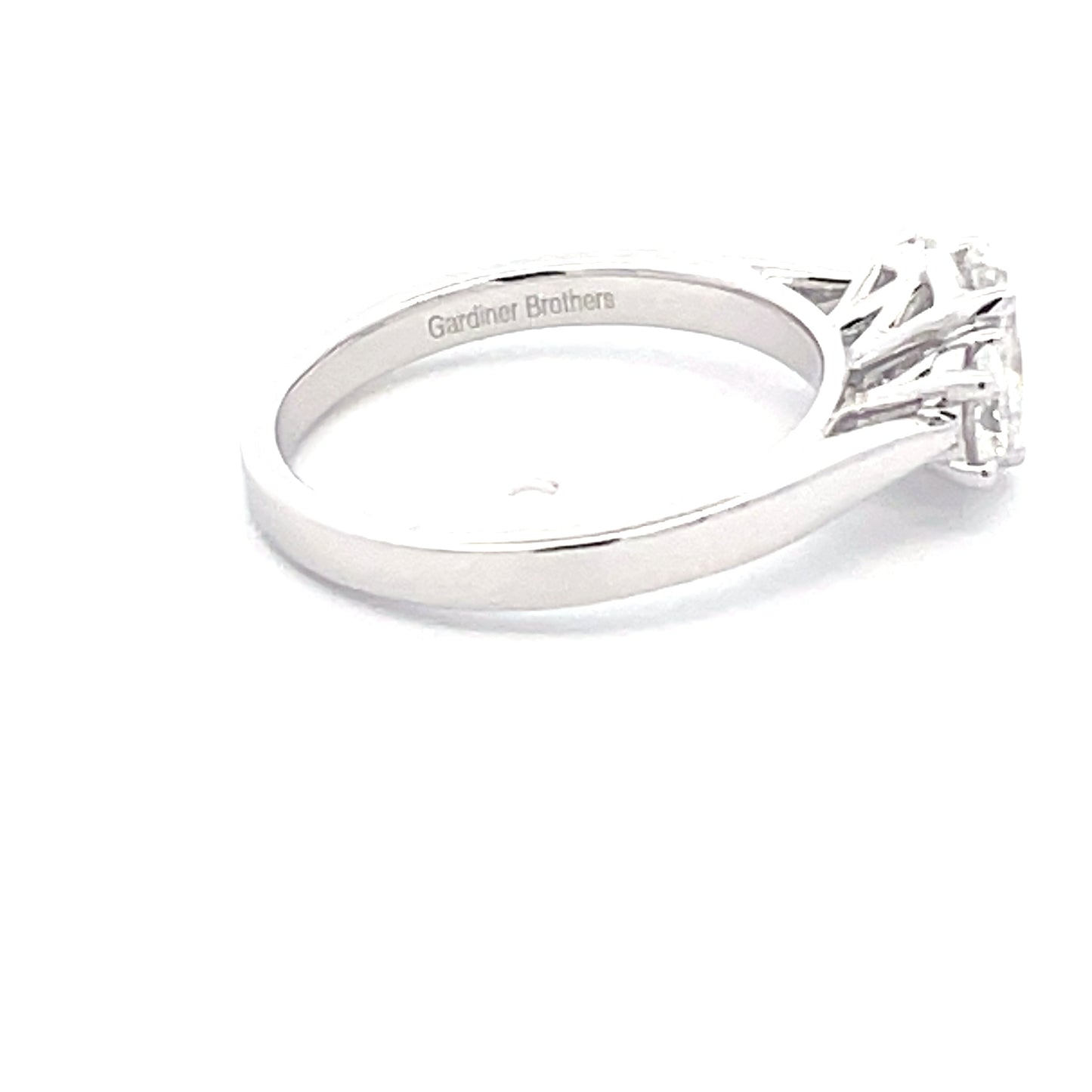 Oval Shaped Diamond 3 Stone Ring - 1.10cts Gardiner Brothers