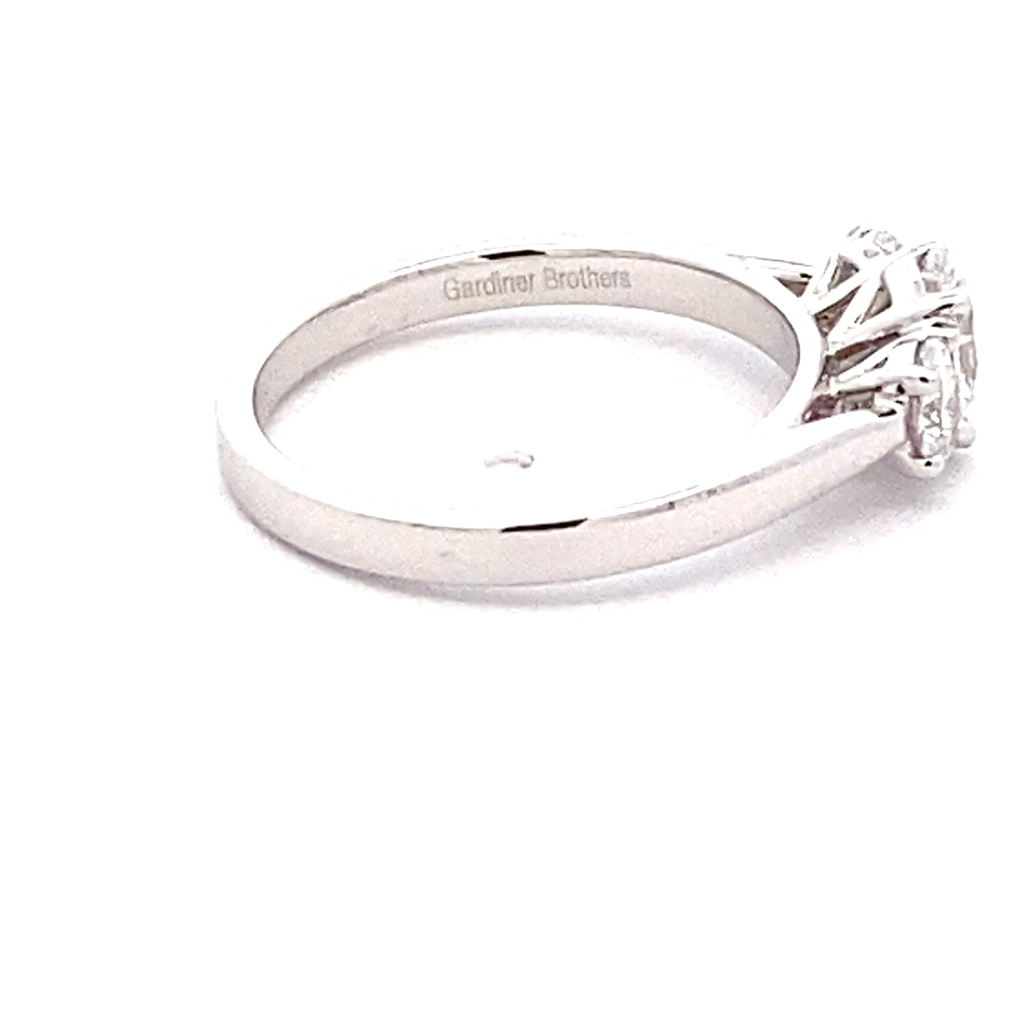 Oval Shaped Diamond 3 Stone Ring - 1.01cts Gardiner Brothers