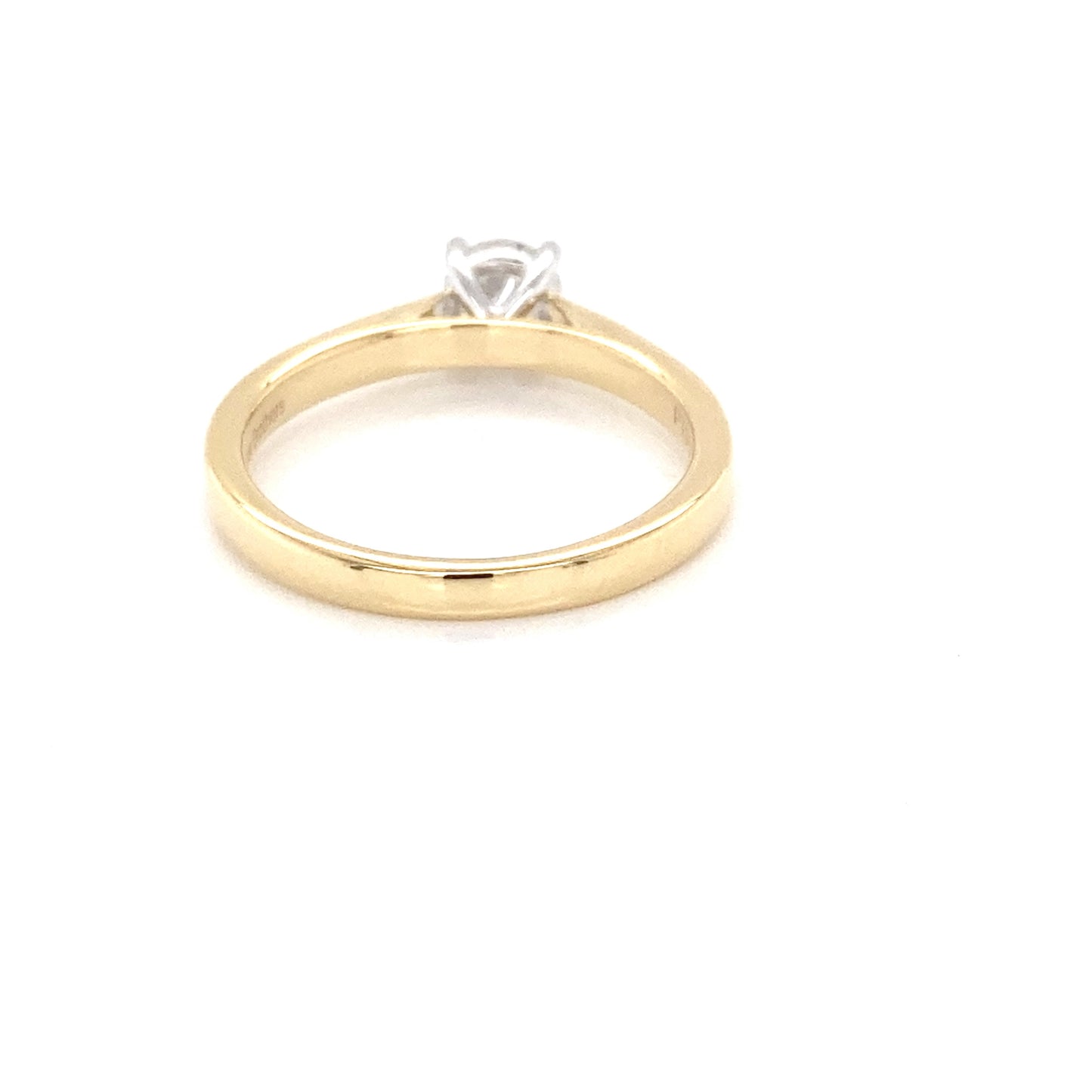 Round Brilliant cut diamond solitaire ring - 0.50cts Gardiner Brothers