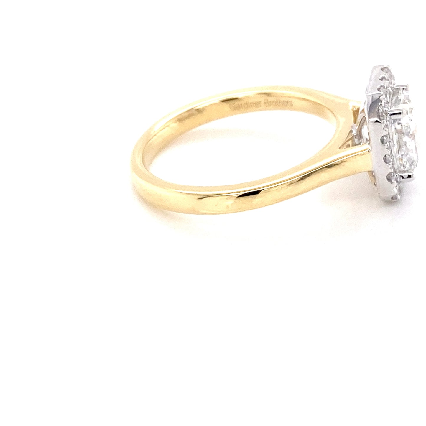 Radiant Cut Diamond Halo Style Ring - 1.37cts Gardiner Brothers