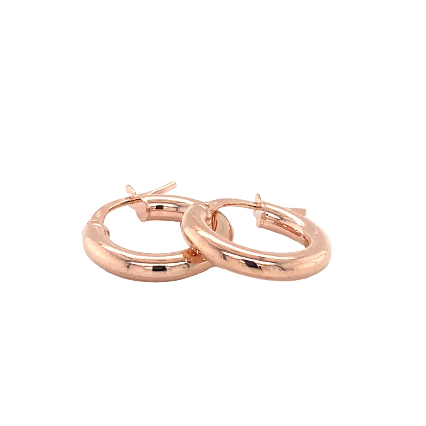 Rose Gold Hoop Earrings Gardiner Brothers