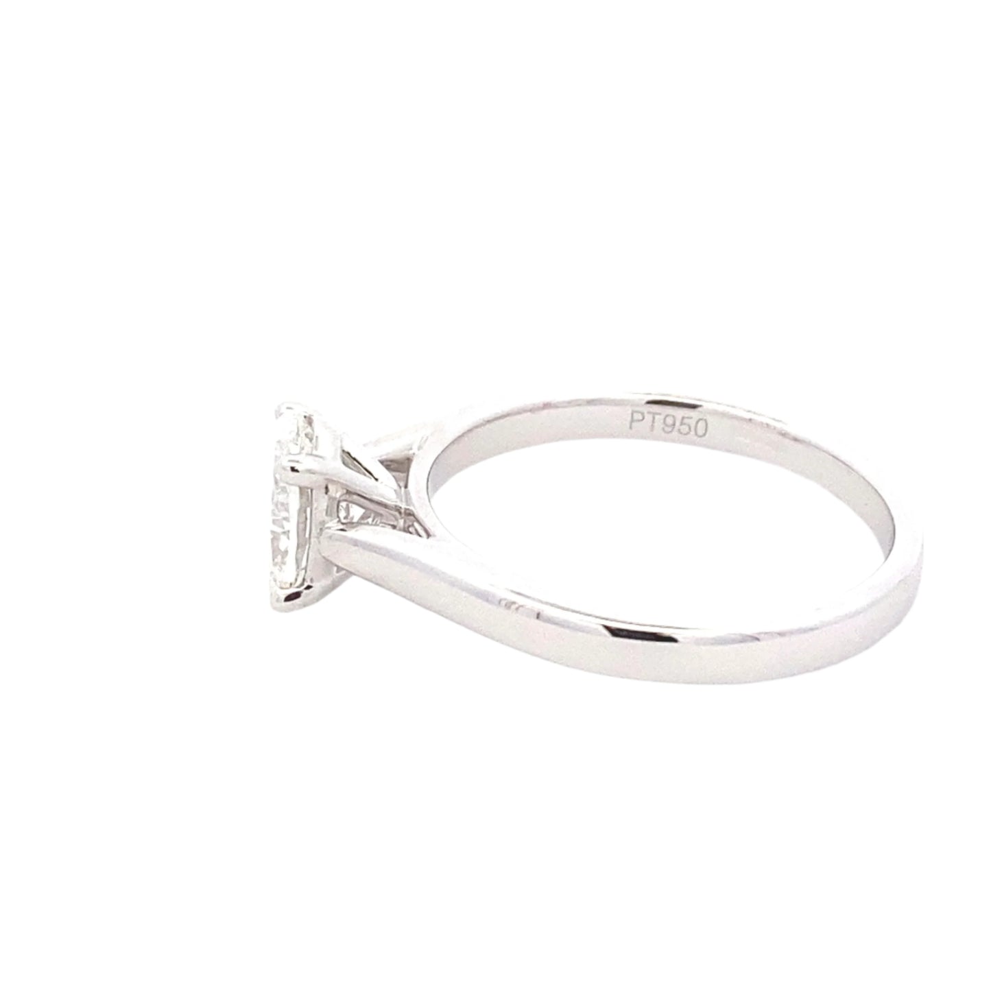 Oval Shaped Diamond Solitaire Ring - 0.91cts Gardiner Brothers