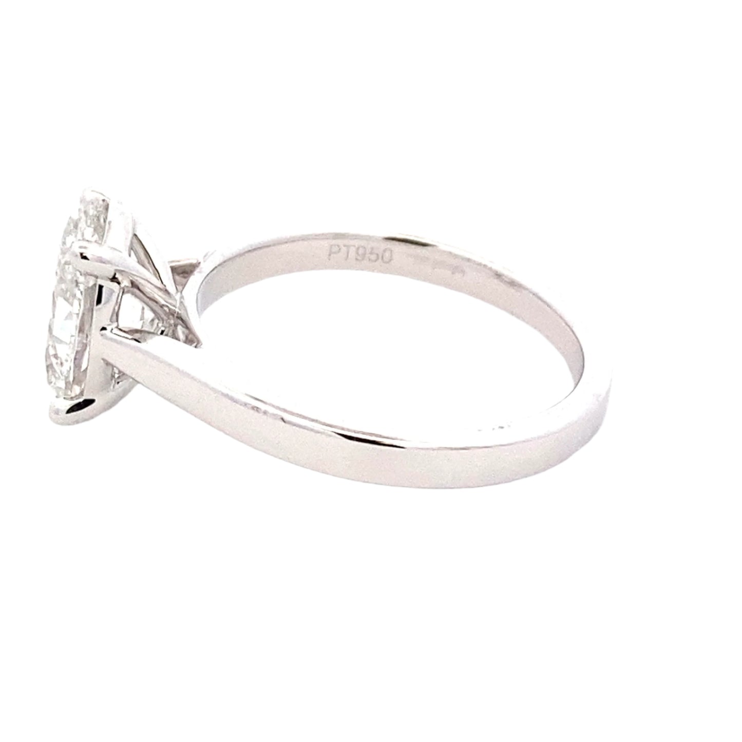 Oval shaped diamond solitaire ring - 2.05cts Gardiner Brothers