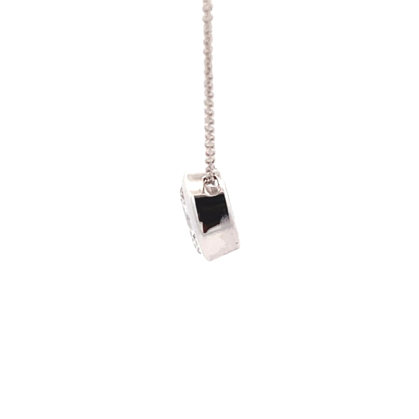 Lab grown oval shaped diamond solitaire pendant - 1.04cts Gardiner Brothers
