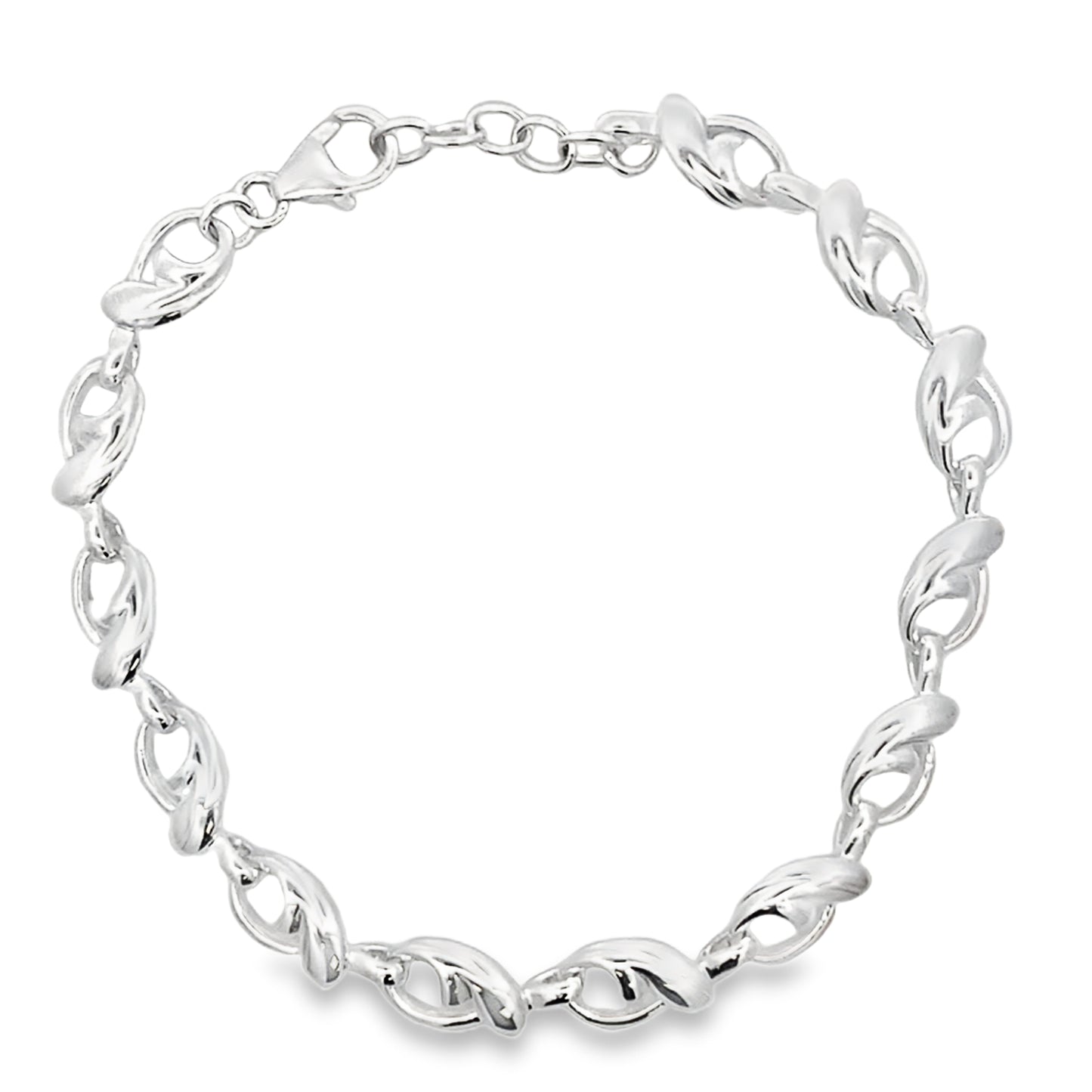 Silver Fancy Link Bracelet Gardiner Brothers
