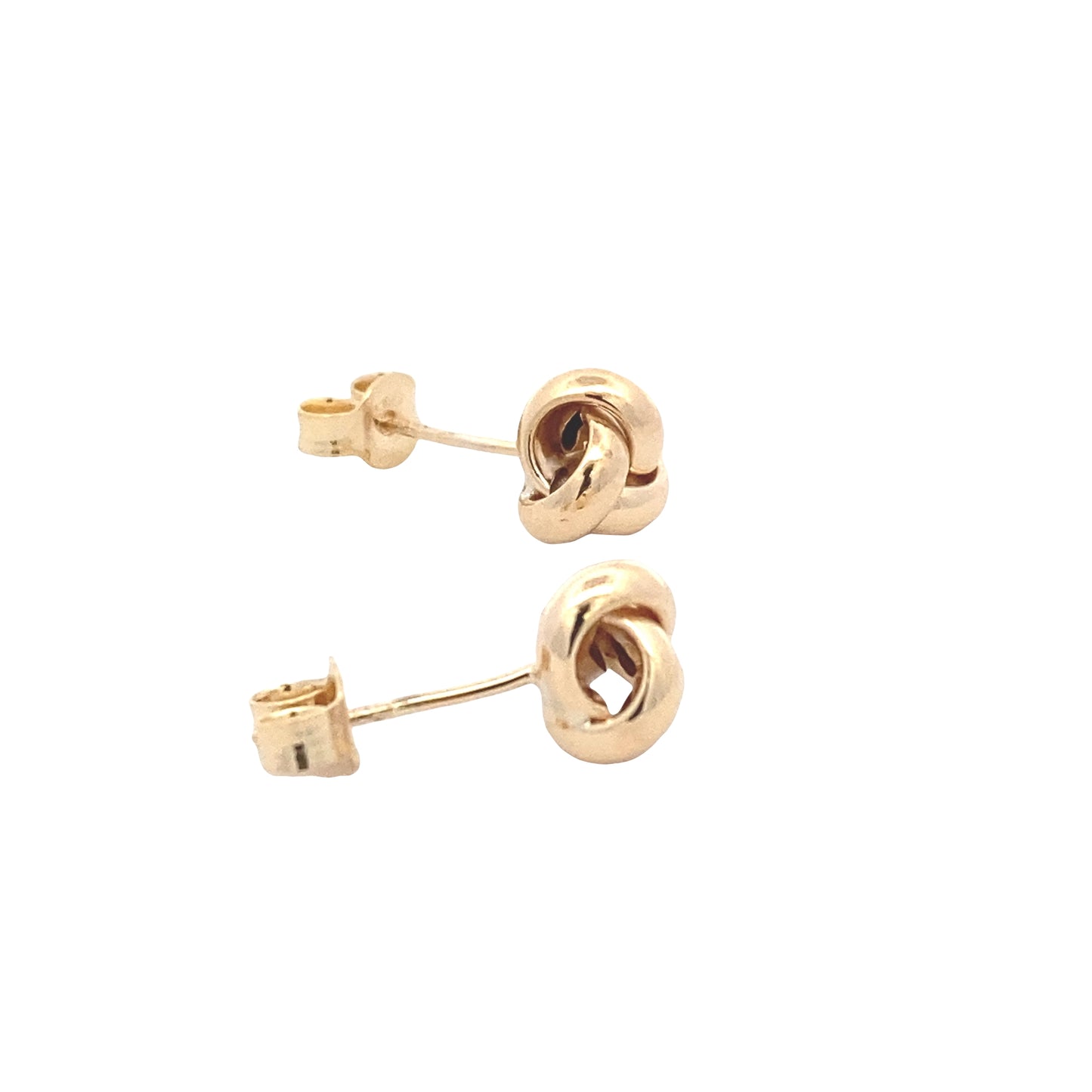 Yellow Gold 3 Strand Knot Earrings Gardiner Brothers