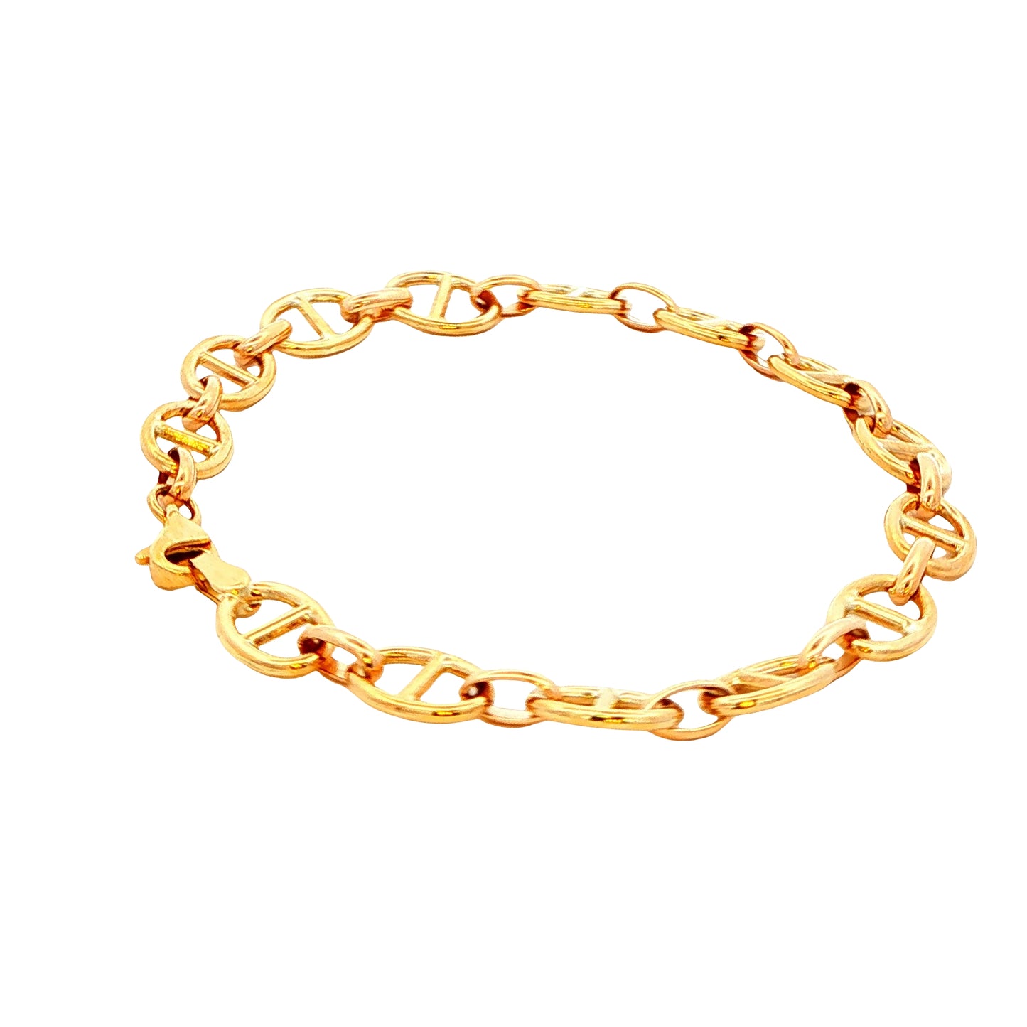 Yellow Gold Marina Link Bracelet Gardiner Brothers