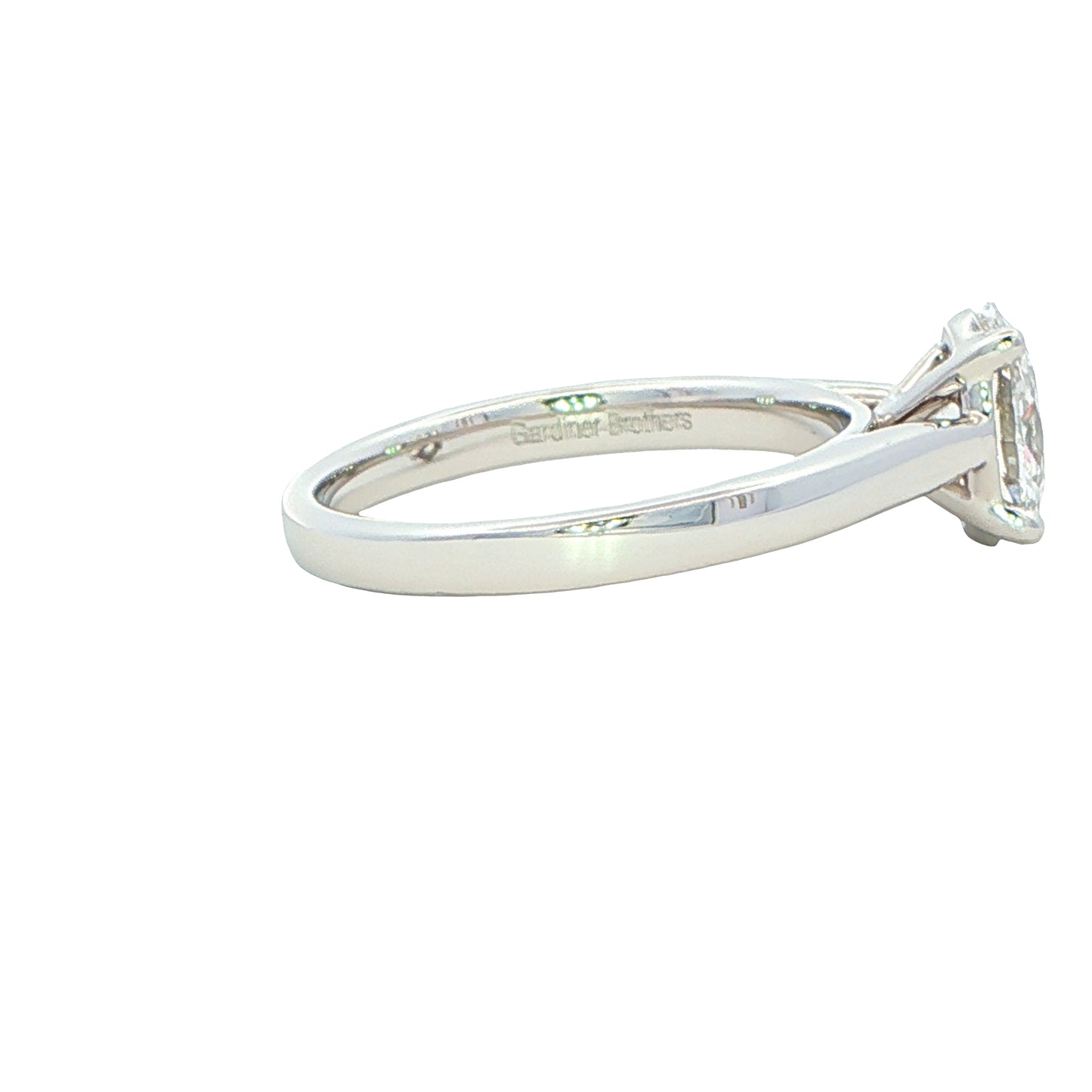 Oval Shaped Diamond Solitaire Ring - 1.00cts Gardiner Brothers