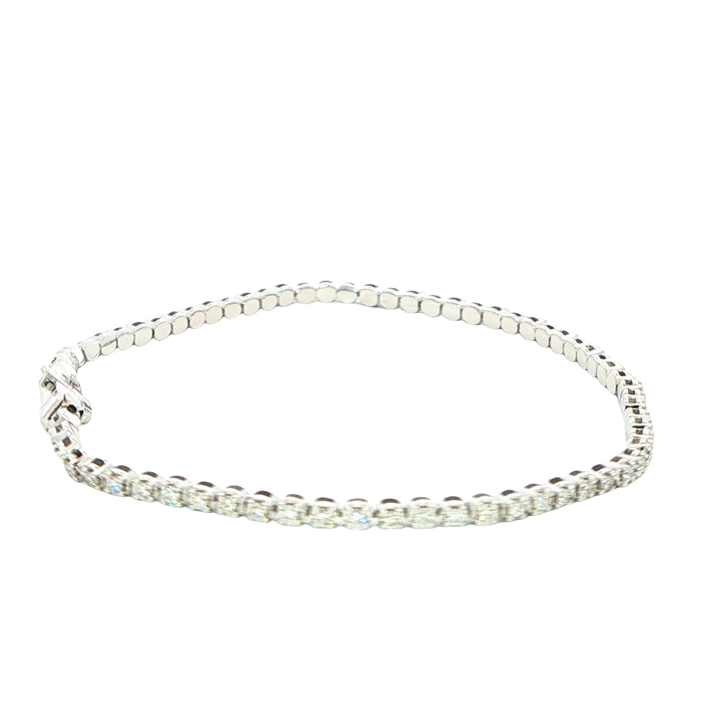 Round Brilliant cut Diamond Tennis Style Bracelet Gardiner Brothers