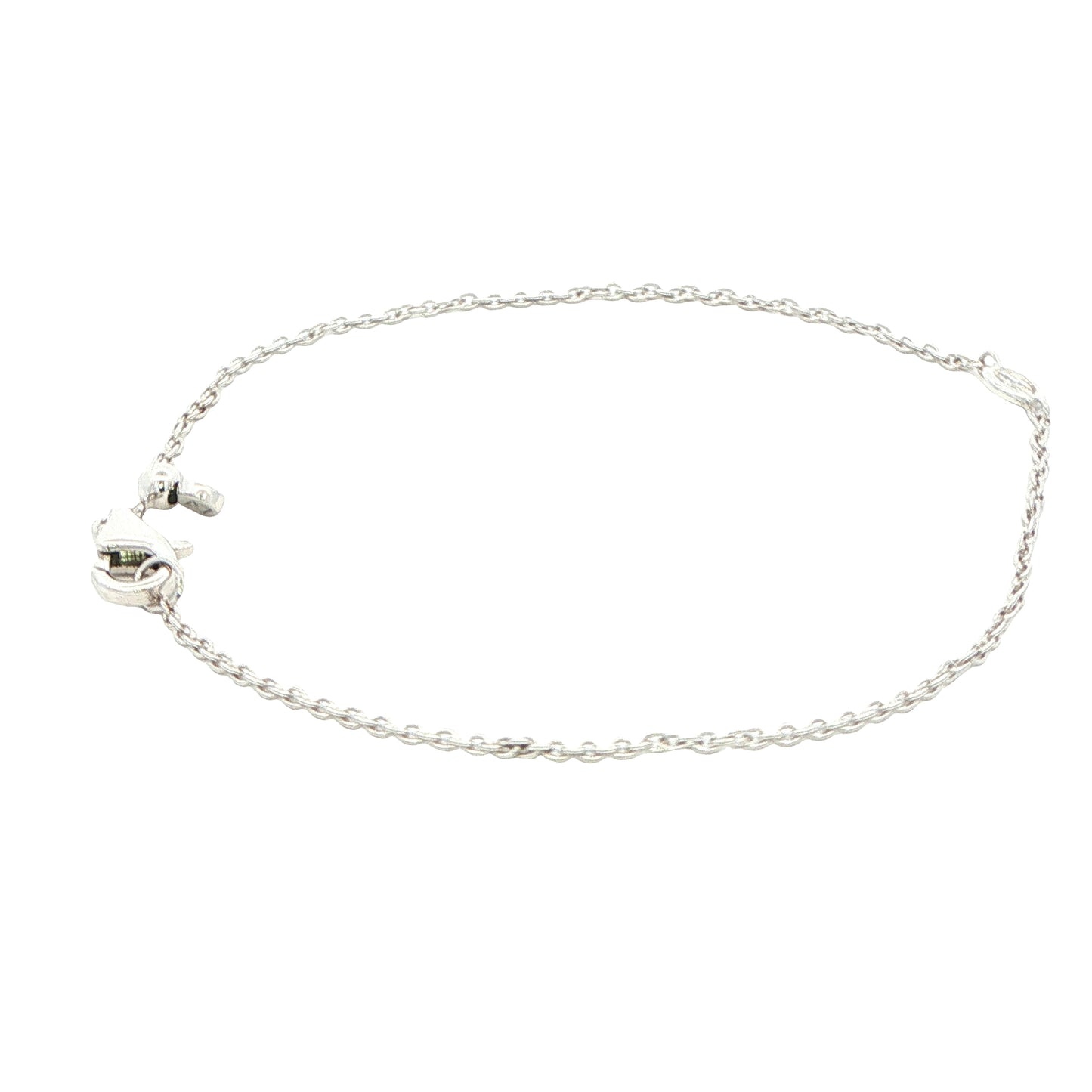 White gold single round brilliant cut diamond bracelet Gardiner Brothers