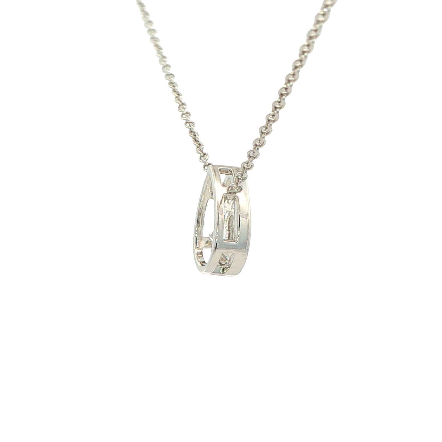 Lab Grown Pear Shaped Diamond Pendant - 1.55cts