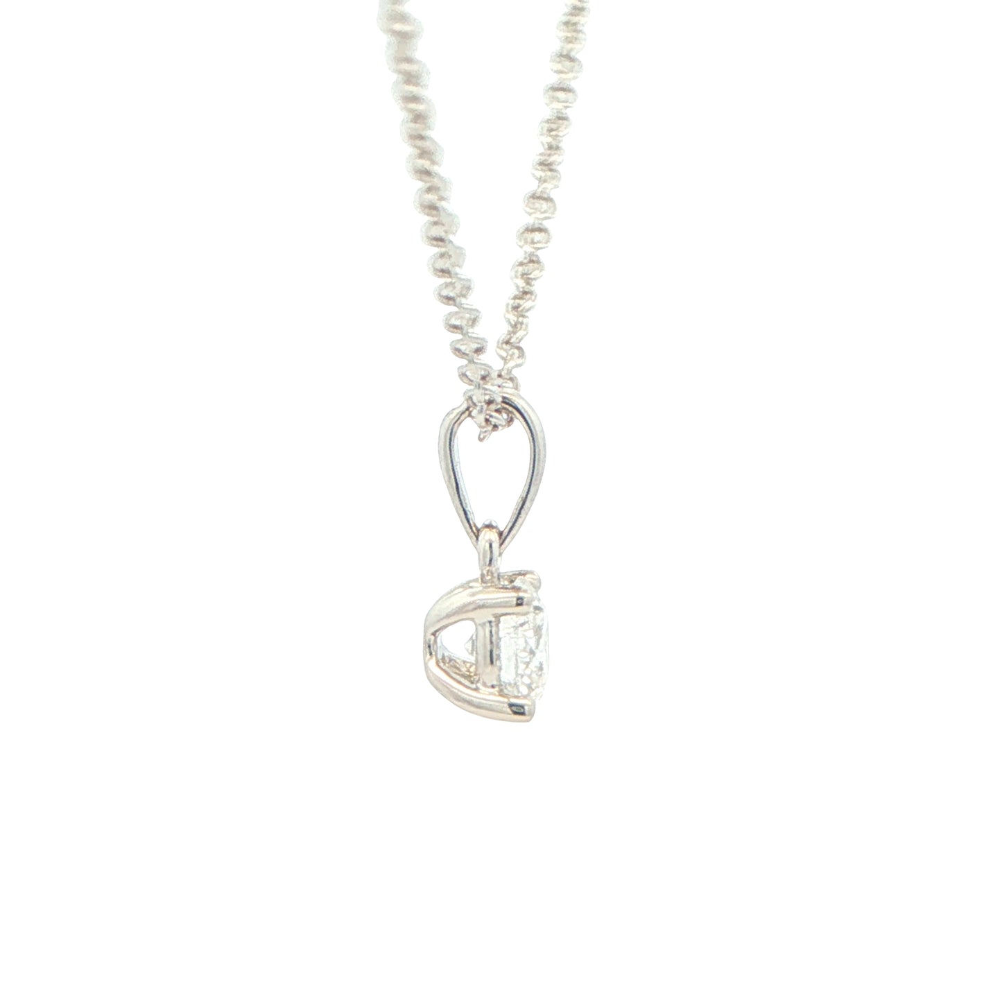 Aurora Cut Diamond Solitaire Pendant - 0.43cts Gardiner Brothers