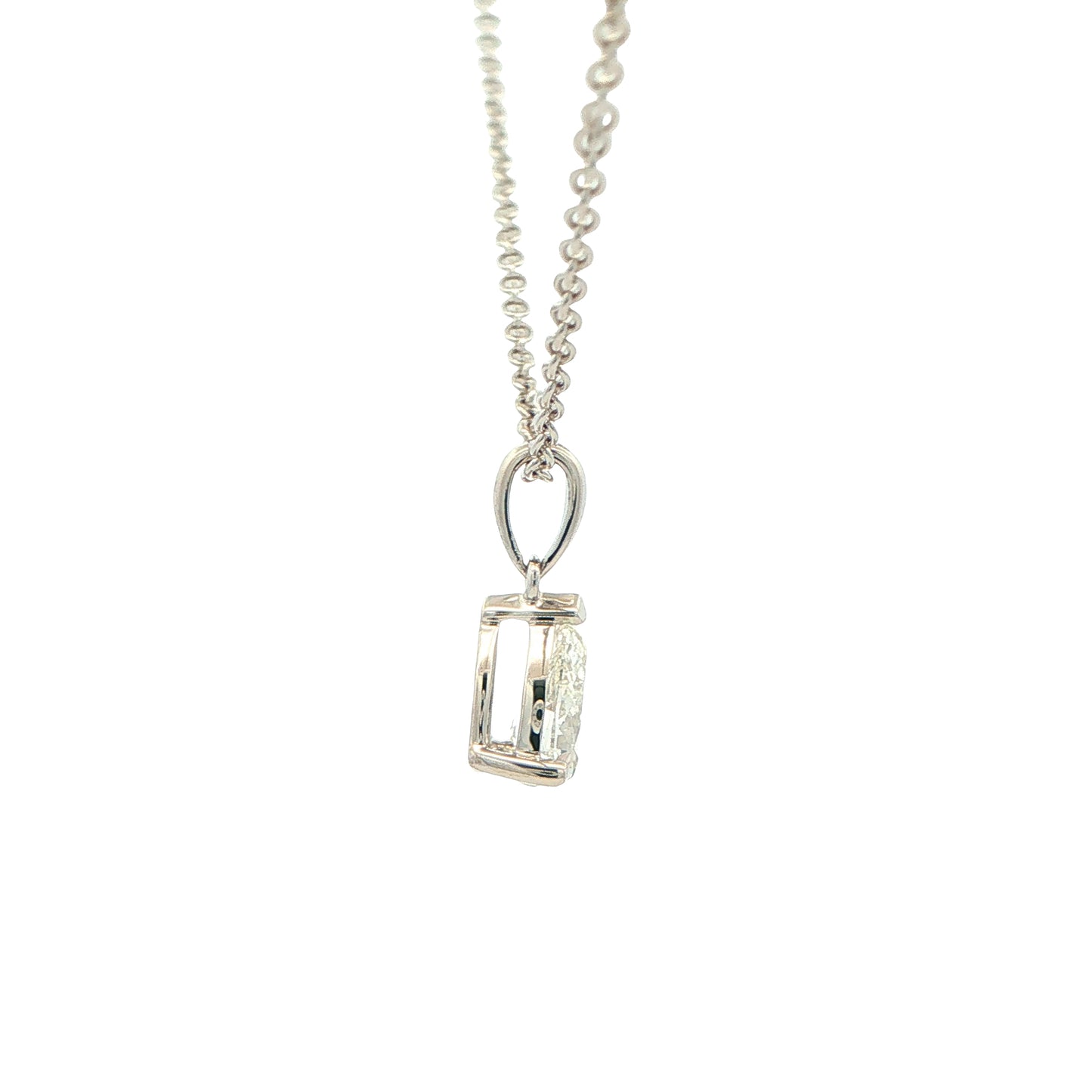 Pear Shaped Diamond Solitaire Pendant - 0.70cts Gardiner Brothers
