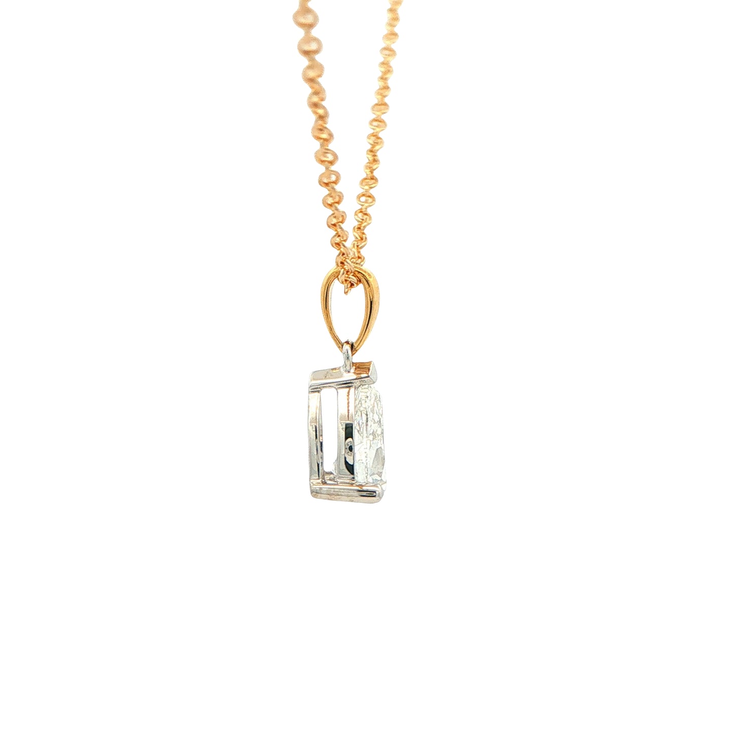 Pear Shaped Diamond Solitaire Pendant - 1.00cts Gardiner Brothers