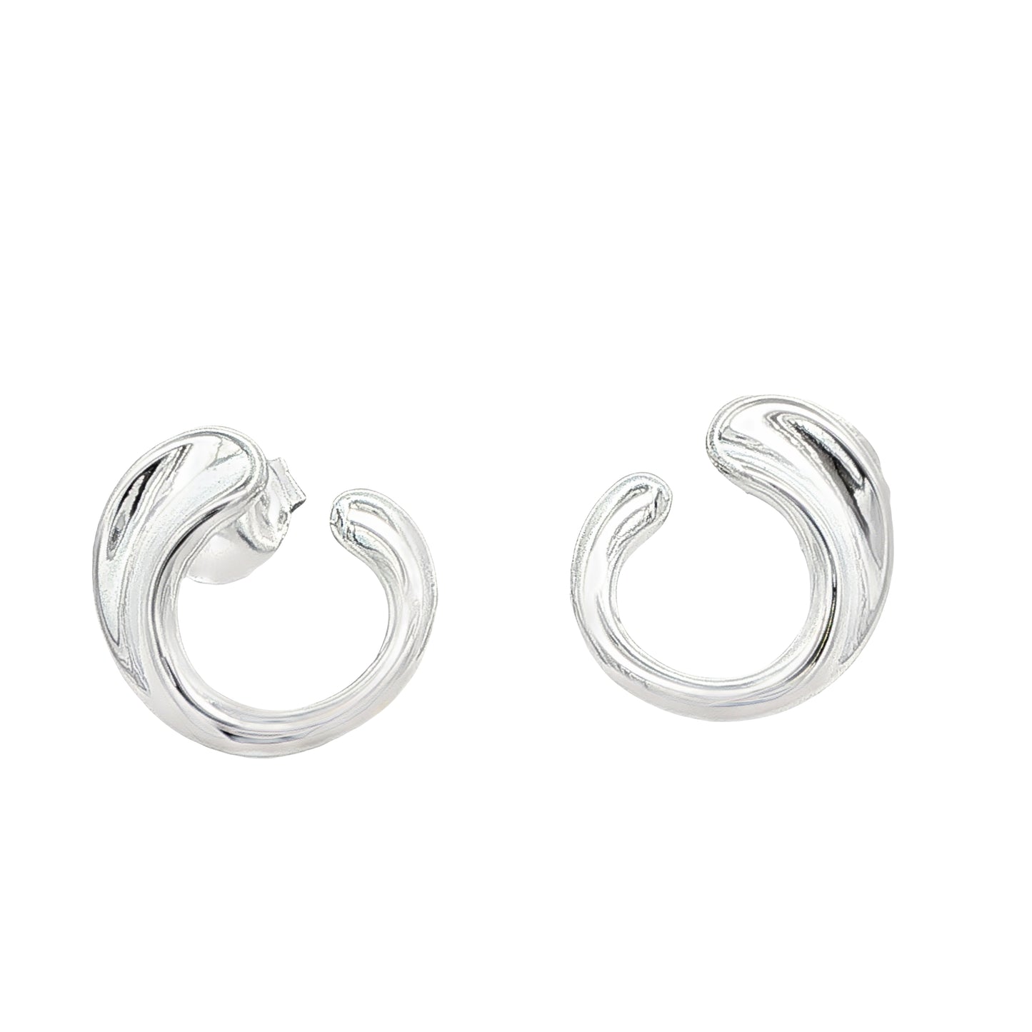 Silver Droplet Paddle Shape Earrings Gardiner Brothers