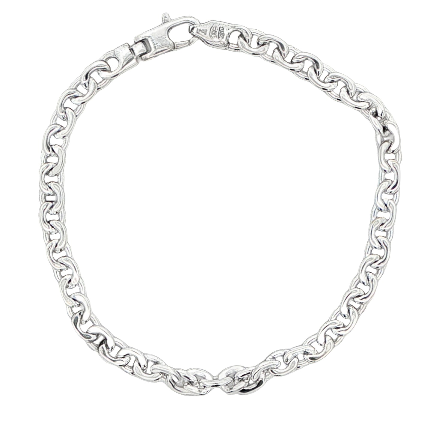 Silver Cable Link Bracelet Gardiner Brothers