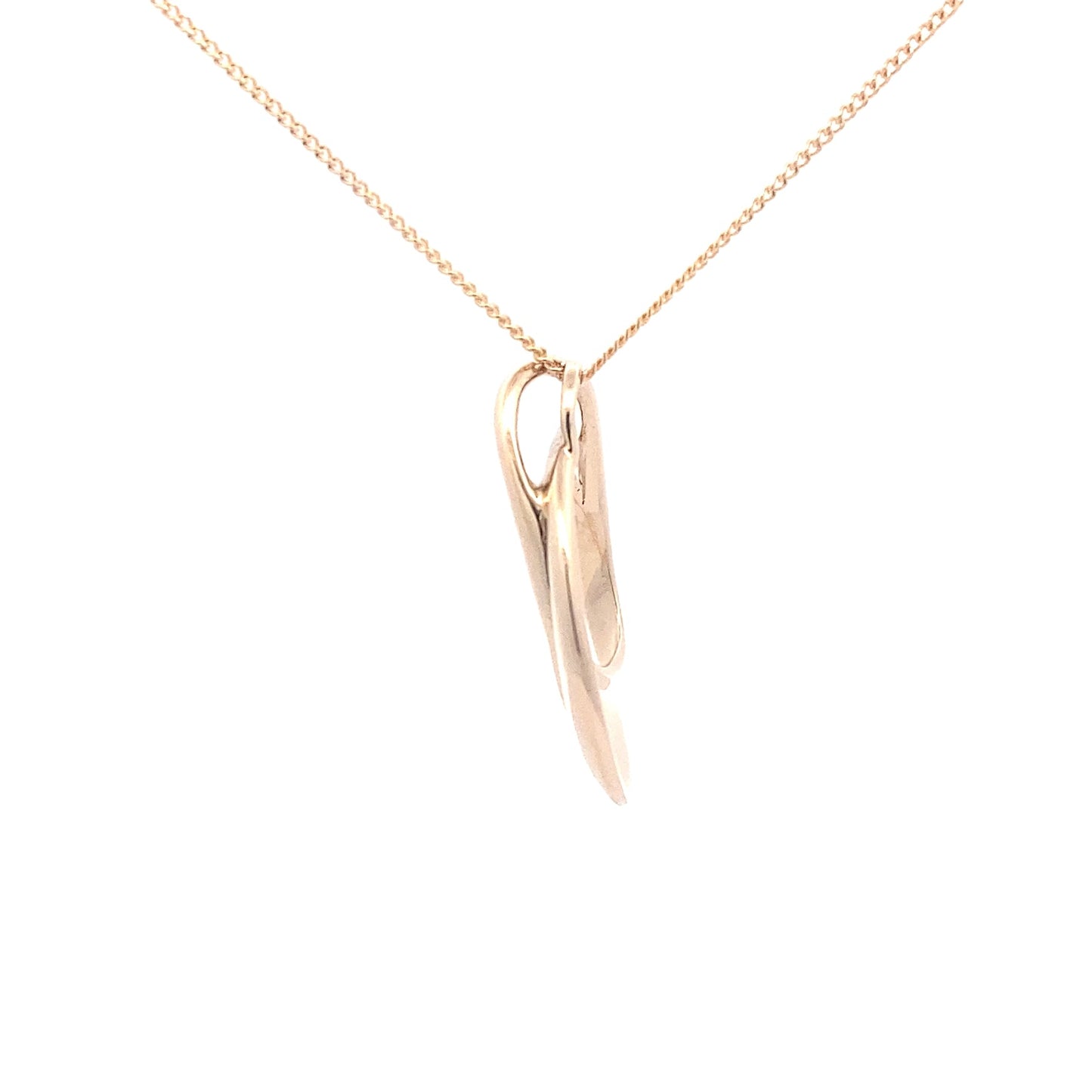 Yellow Gold Double Linked Ovals Pendant Gardiner Brothers