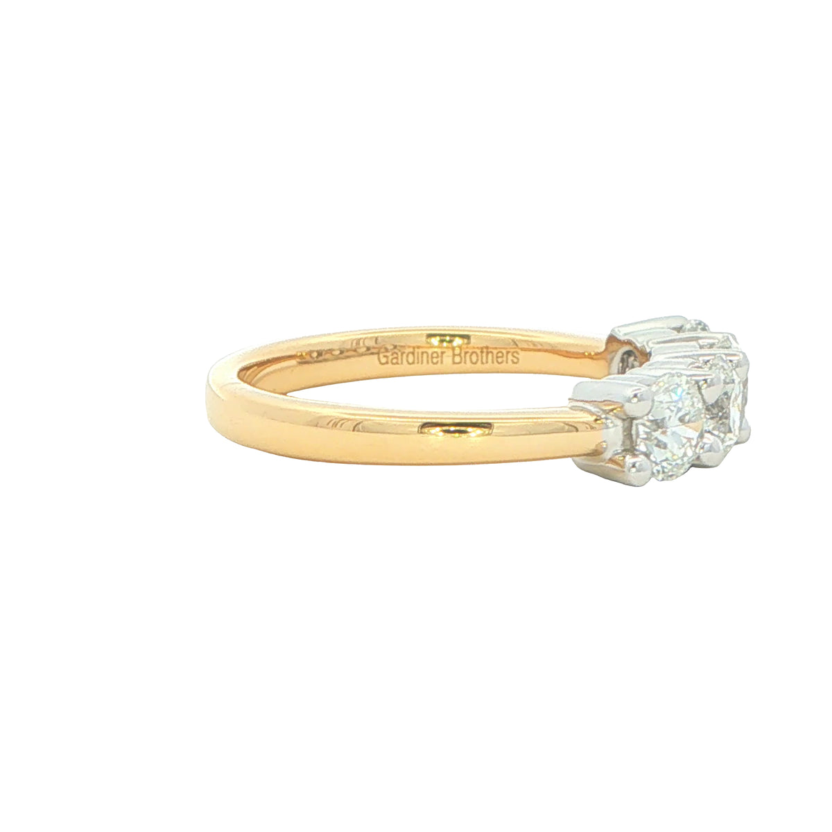 Round Brilliant Cut 4 Stone Eternity Ring - 1.20cts gardiner-brothers