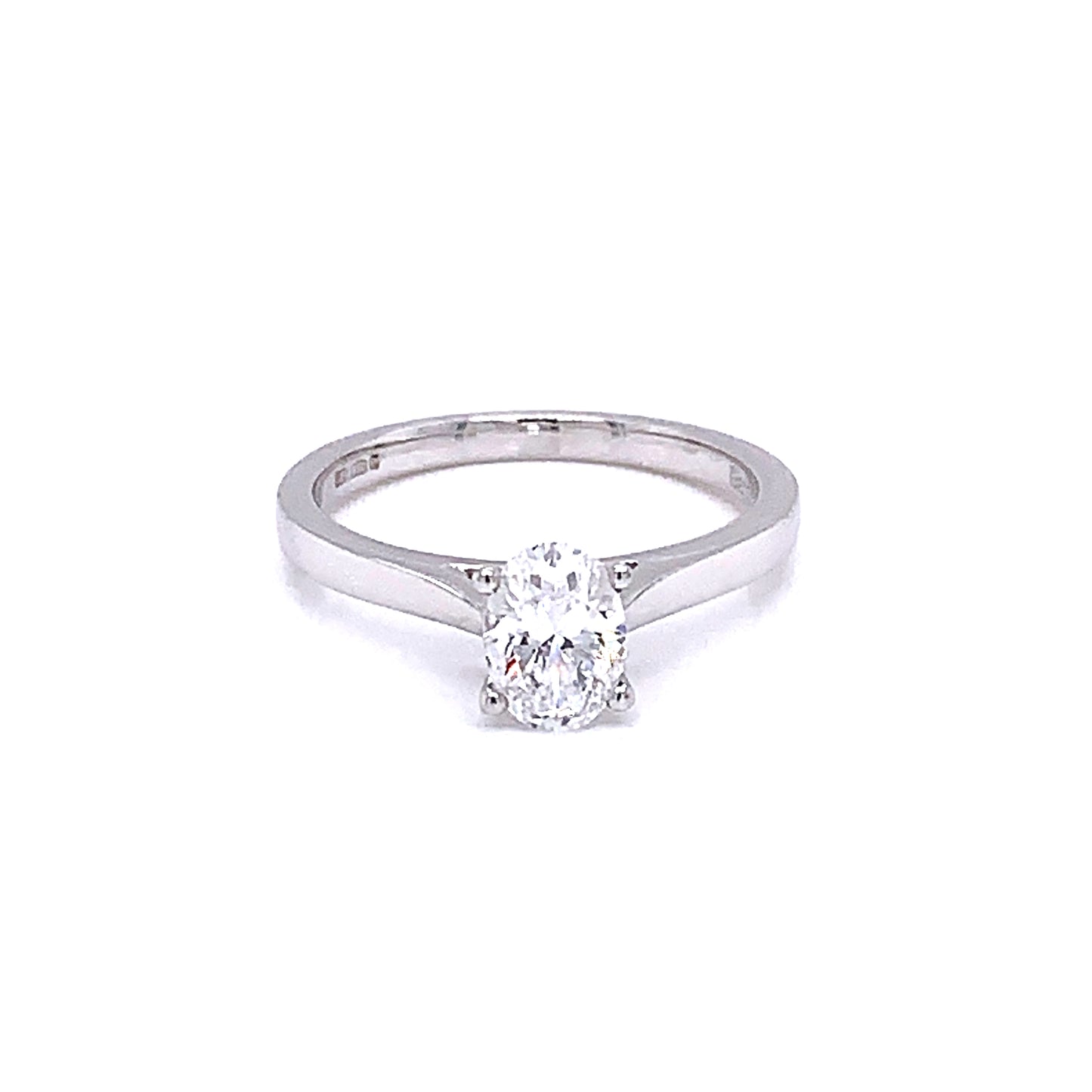 Oval Cut Diamond Solitaire Ring - 0.70cts gardiner-brothers
