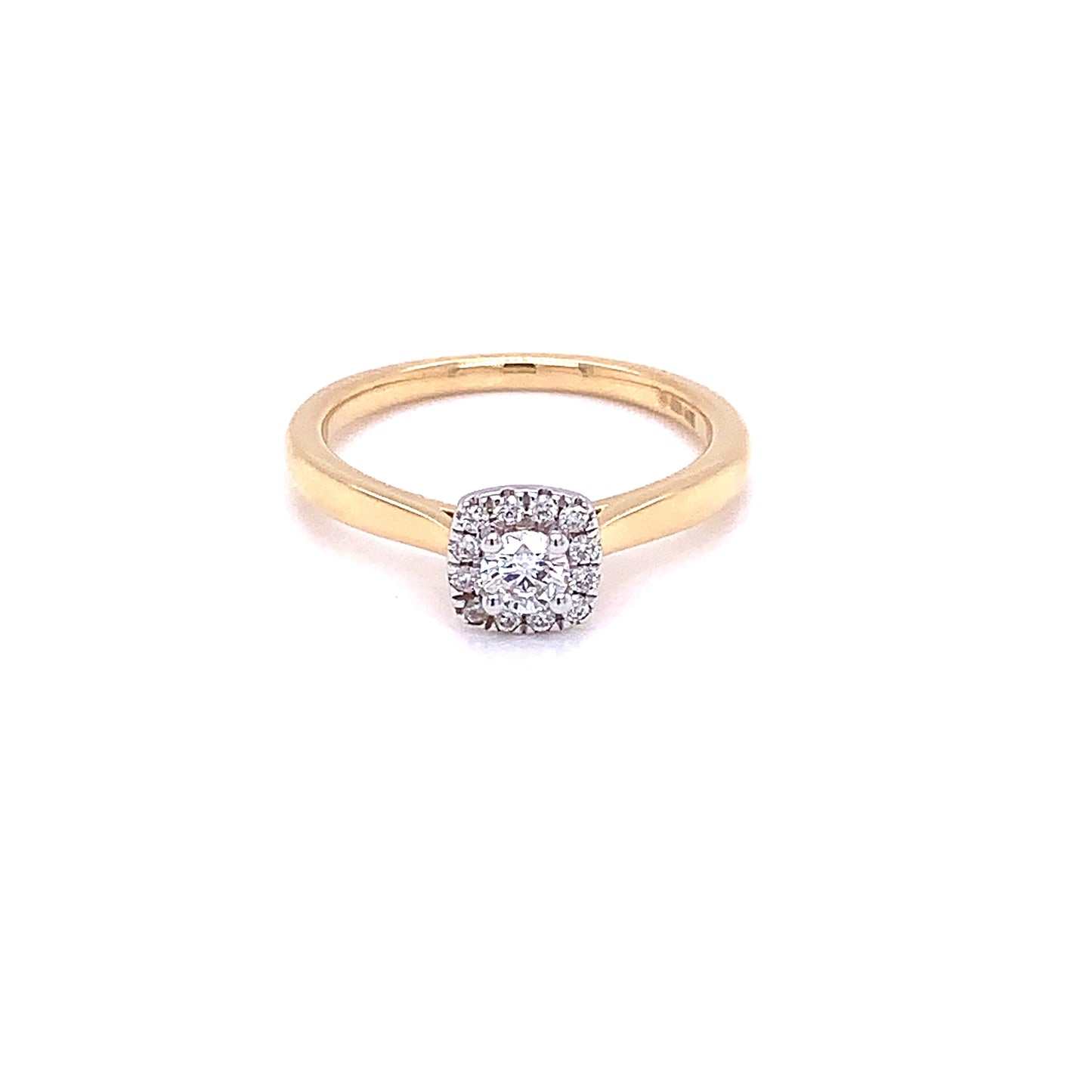 Round Brilliant Cut Diamond Clutser Ring gardiner-brothers
