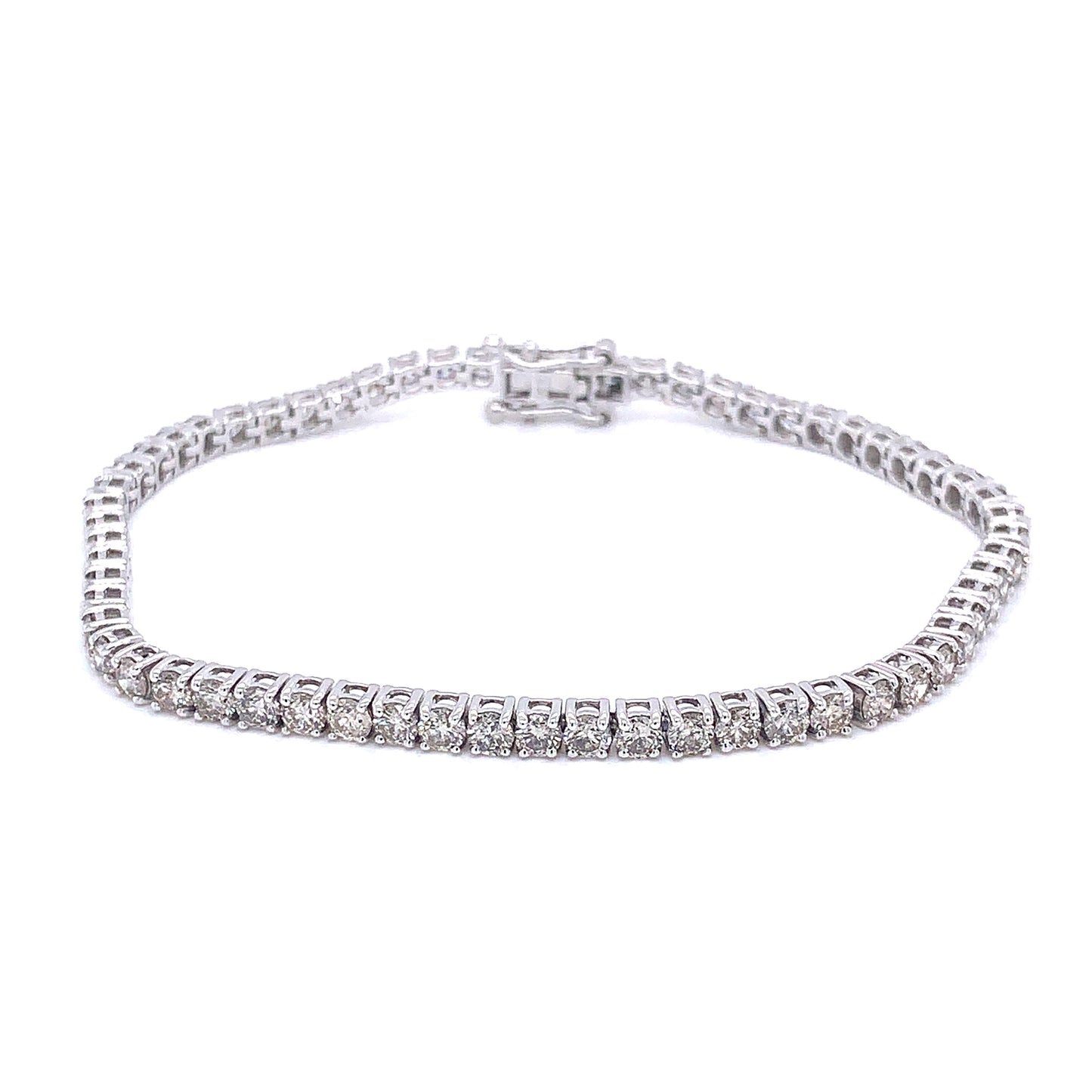Round Brilliant Cut Diamond Tennis Bracelet - 2.00cts Gardiner Brothers