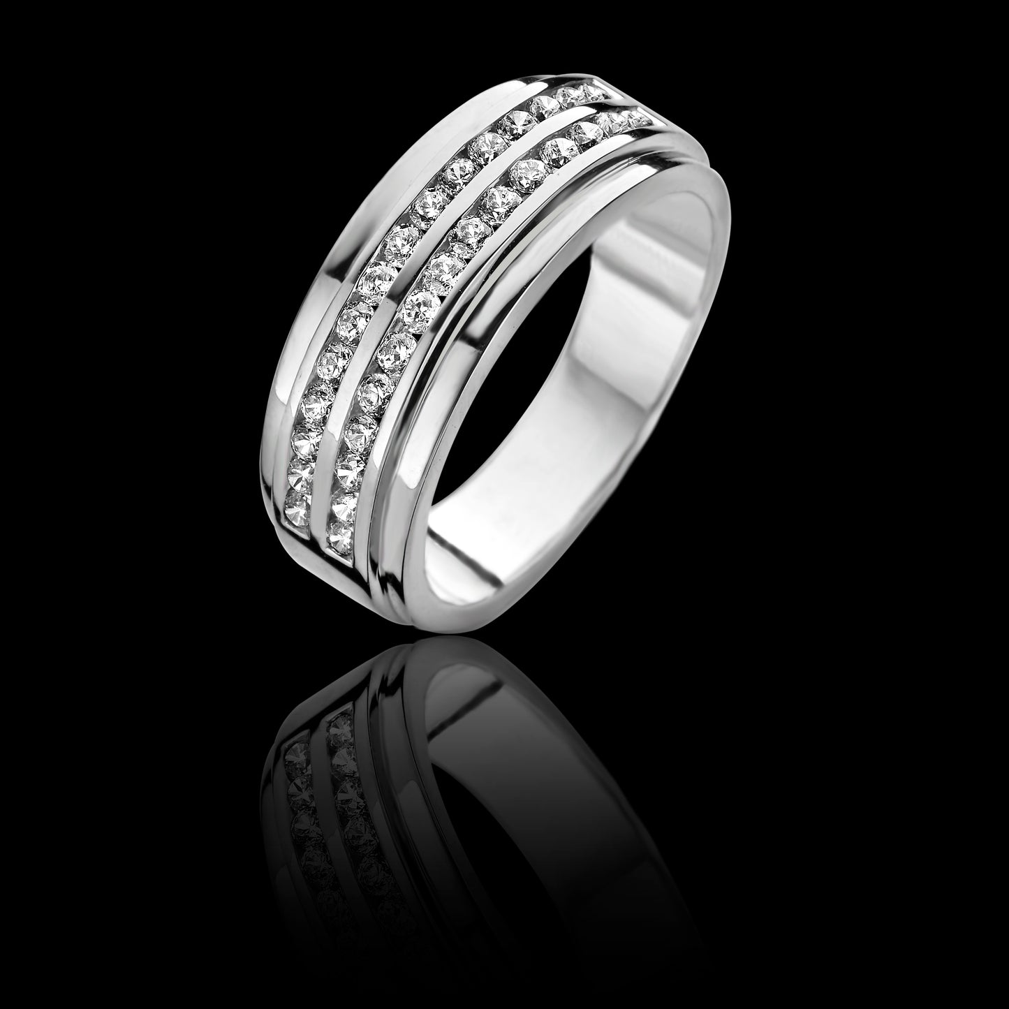 BelleChique Range Diamond Set Dress Ring Gardiner Brothers