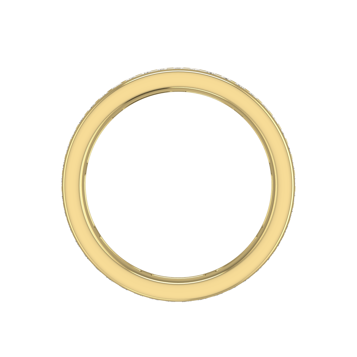 Full Set Princess Cut Diamond Wedding Band gardiner-brothers