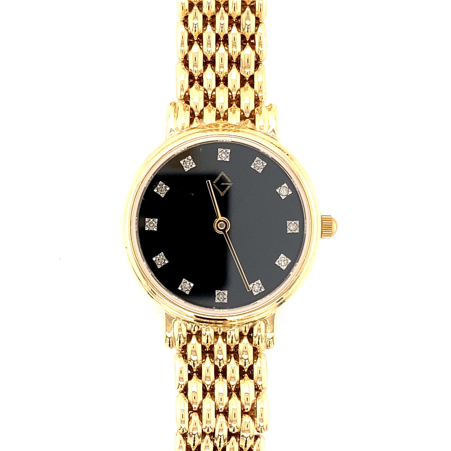 Ladies 14ct Yellow Gold Wrist Watch Gardiner Brothers