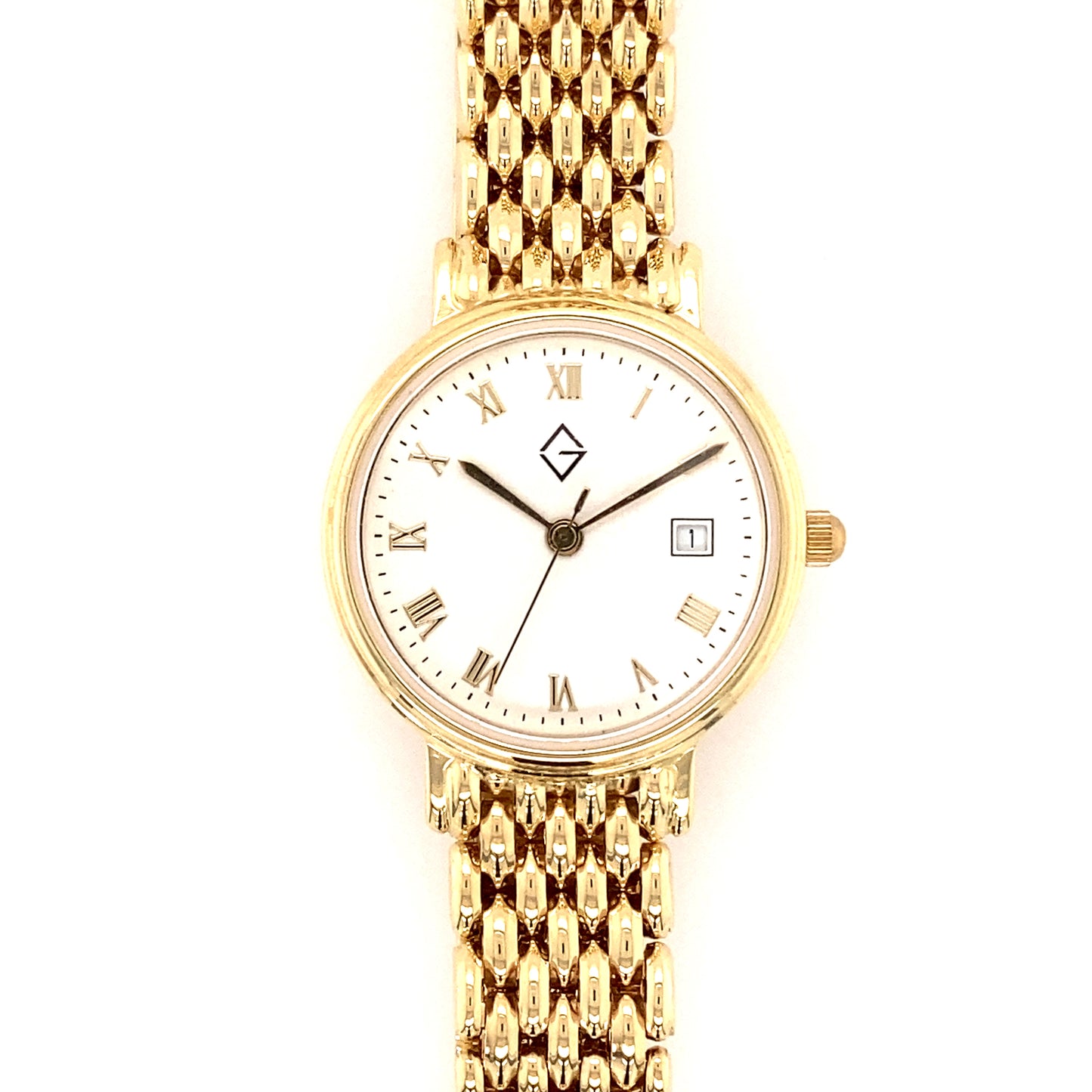 Ladies 14ct Yellow Gold Wrist Watch Gardiner Brothers