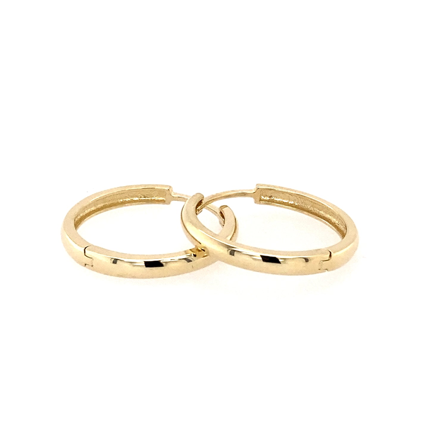 Yellow Gold Huggie Style Earrings Gardiner Brothers