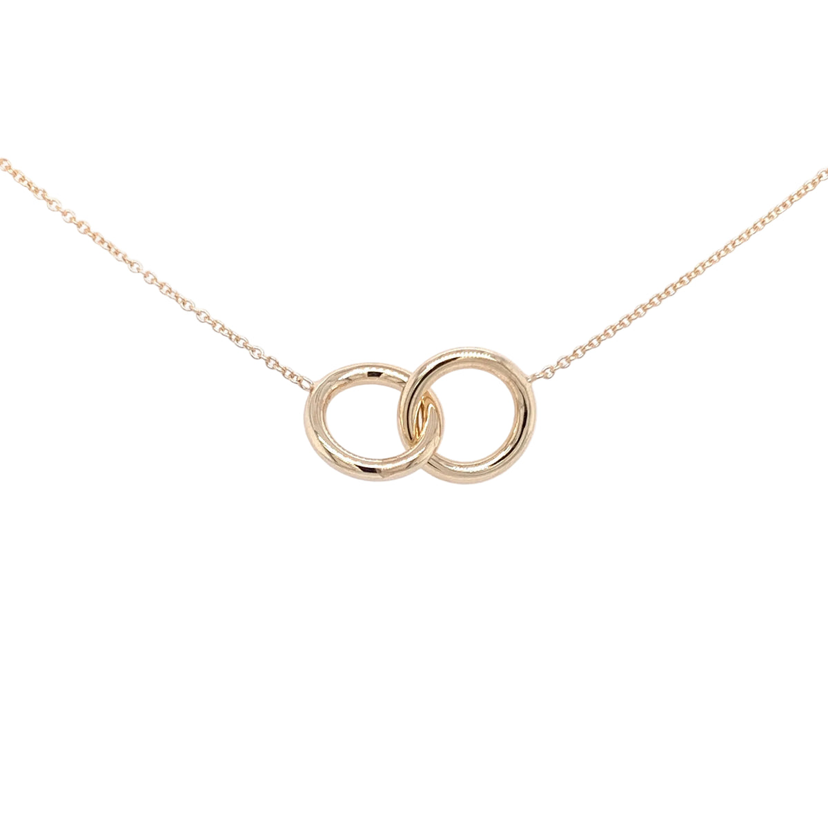 Yellow Gold Interlocked Circles Pendant Gardiner Brothers