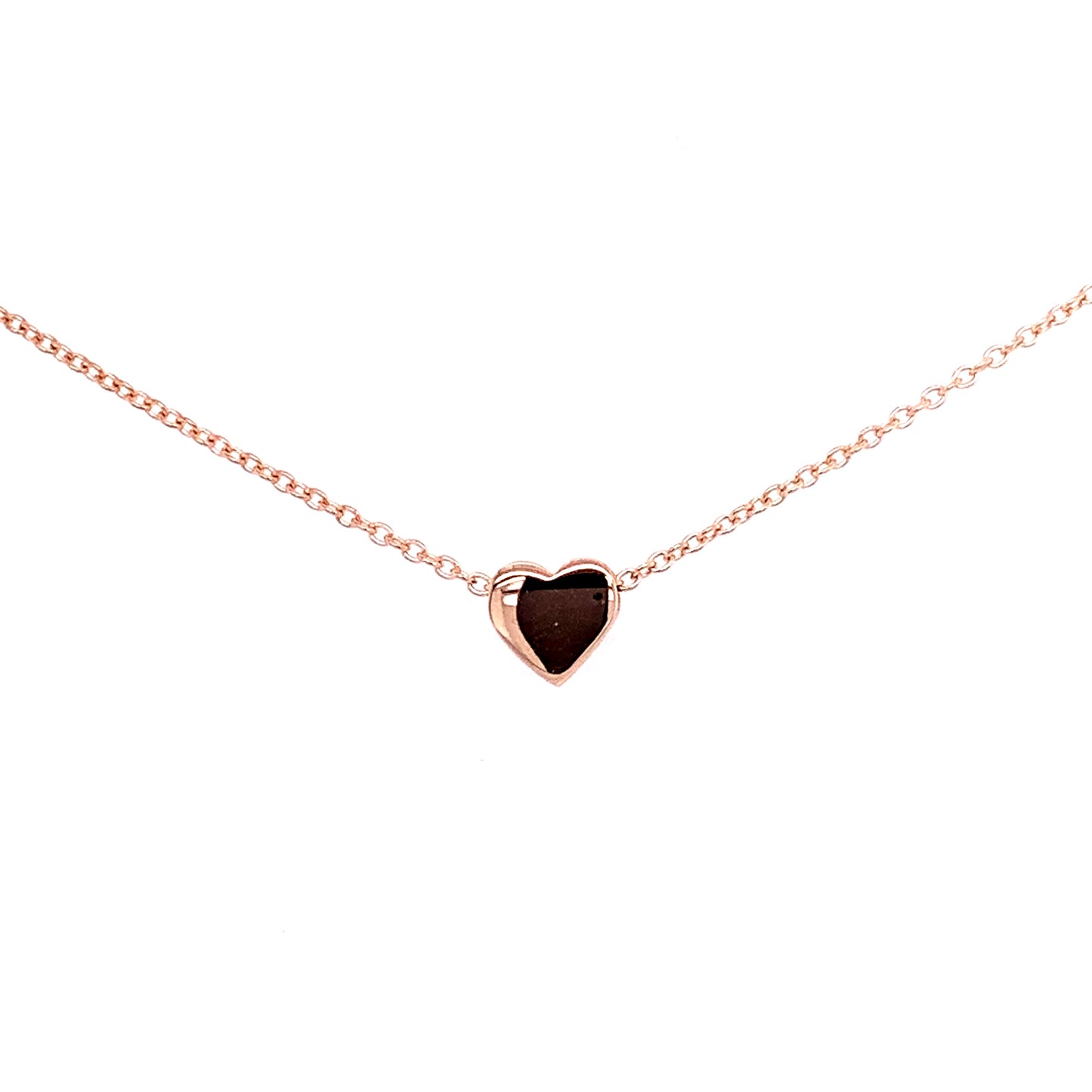 Rose Gold Heart Pendant Gardiner Brothers